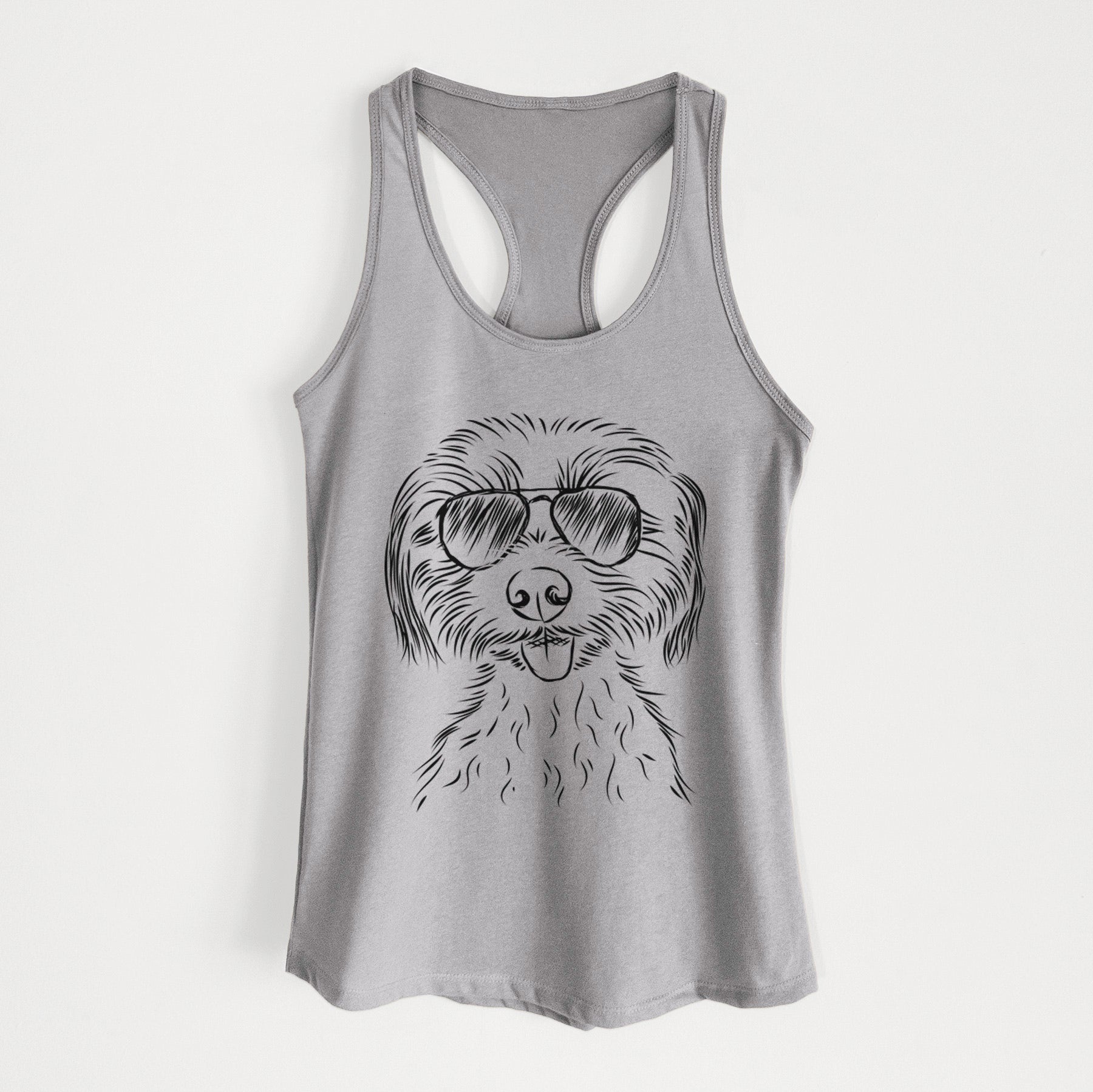 Mater the Yorkshire Terrier - Women's Racerback Tanktop