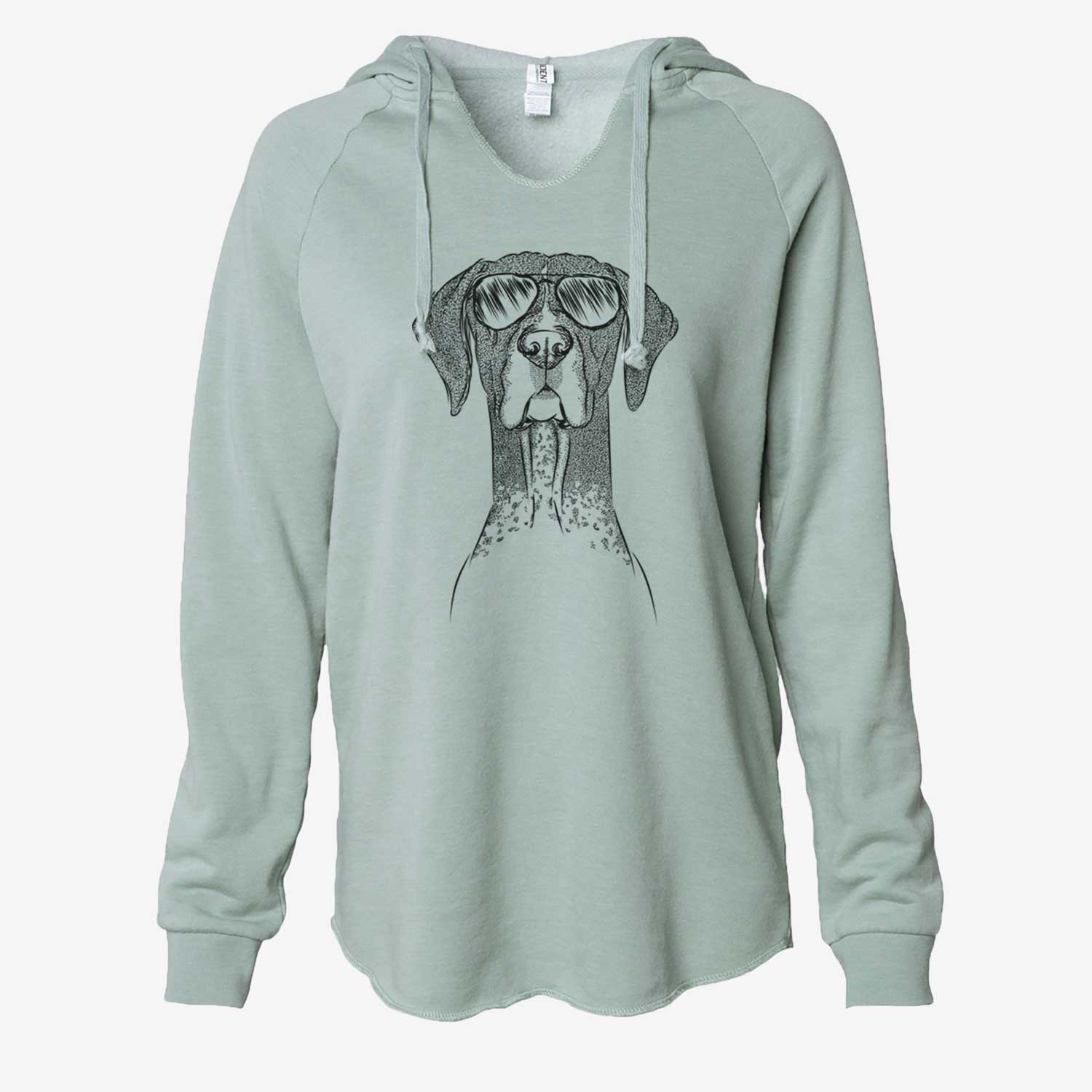 Mattis the German Shorthaired Pointer - Cali Wave Hooded Sweatshirt