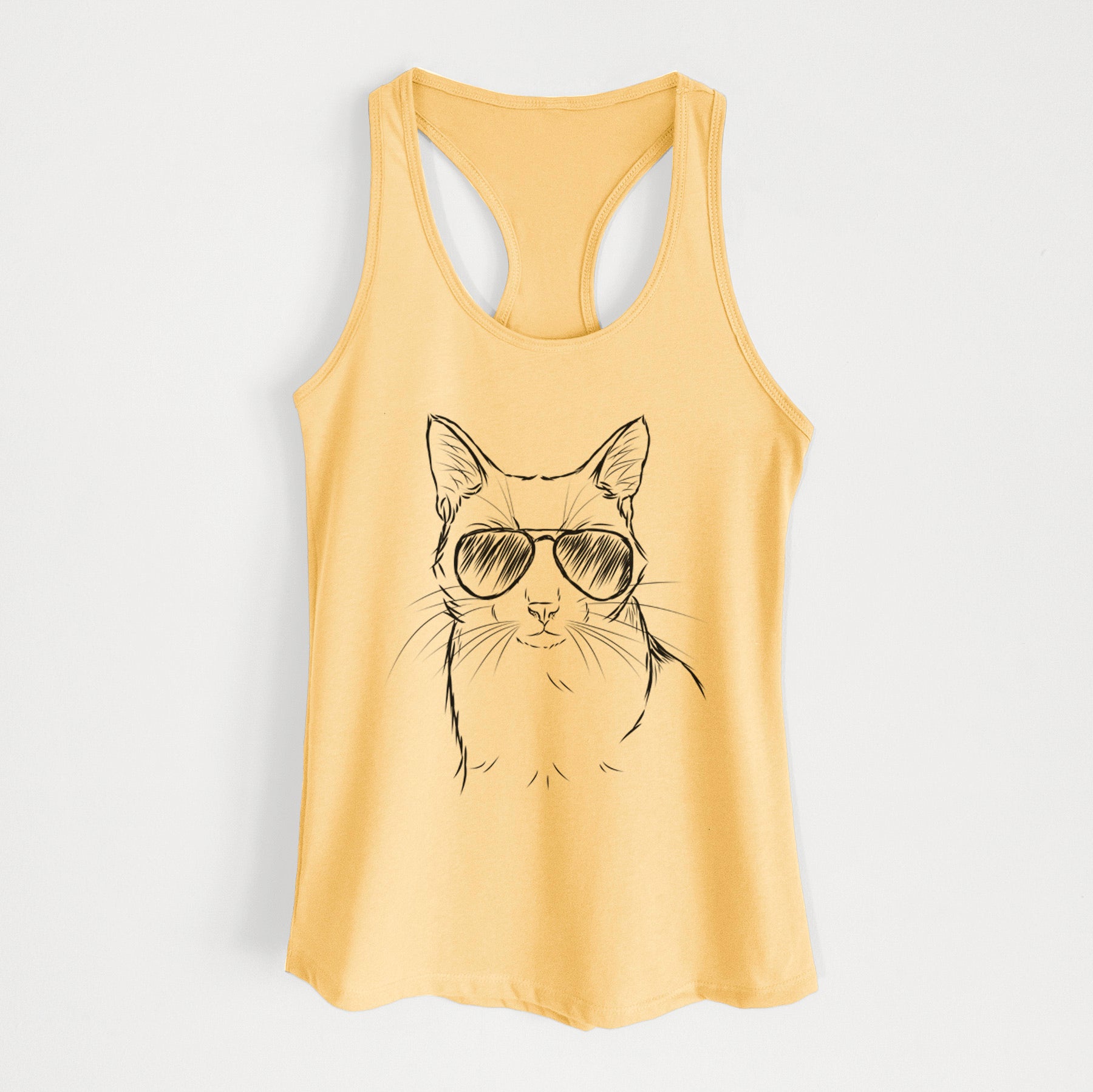 Maverick the Cat - Women's Racerback Tanktop