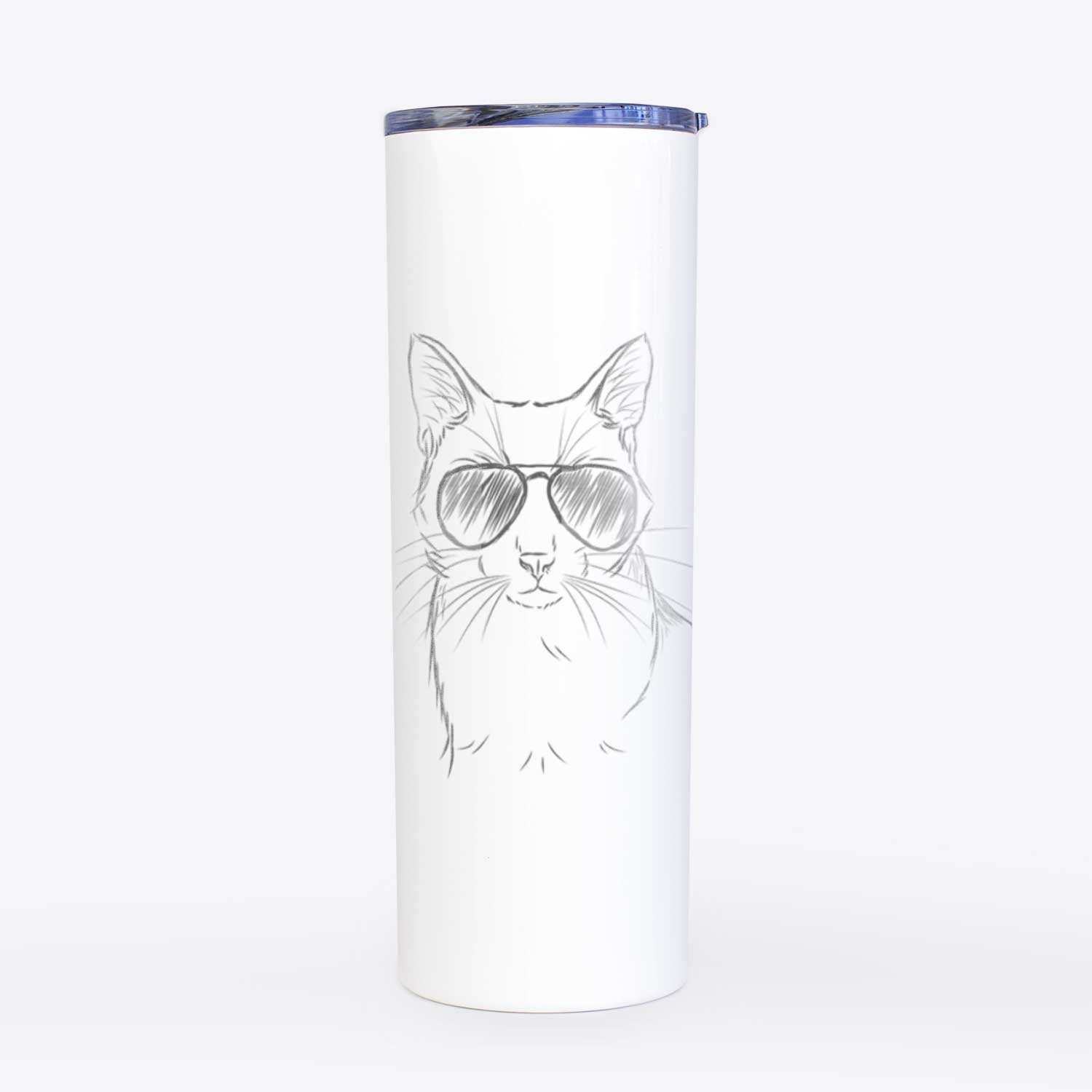 Maverick the Cat - 20oz Skinny Tumbler