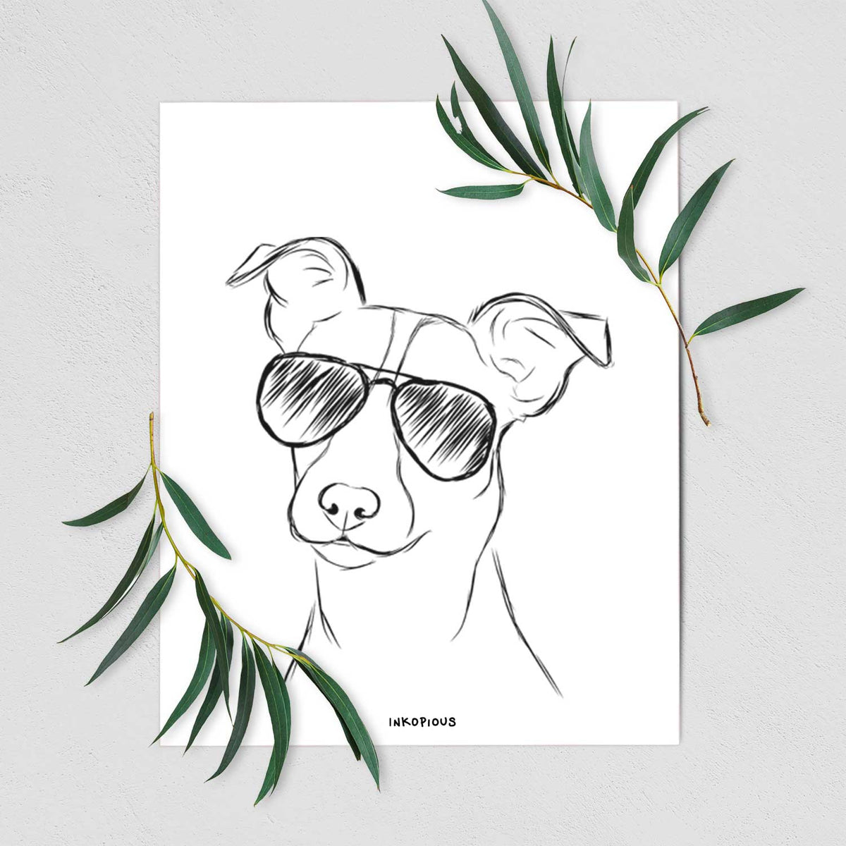 Max the Jack Russell Terrier Art Print