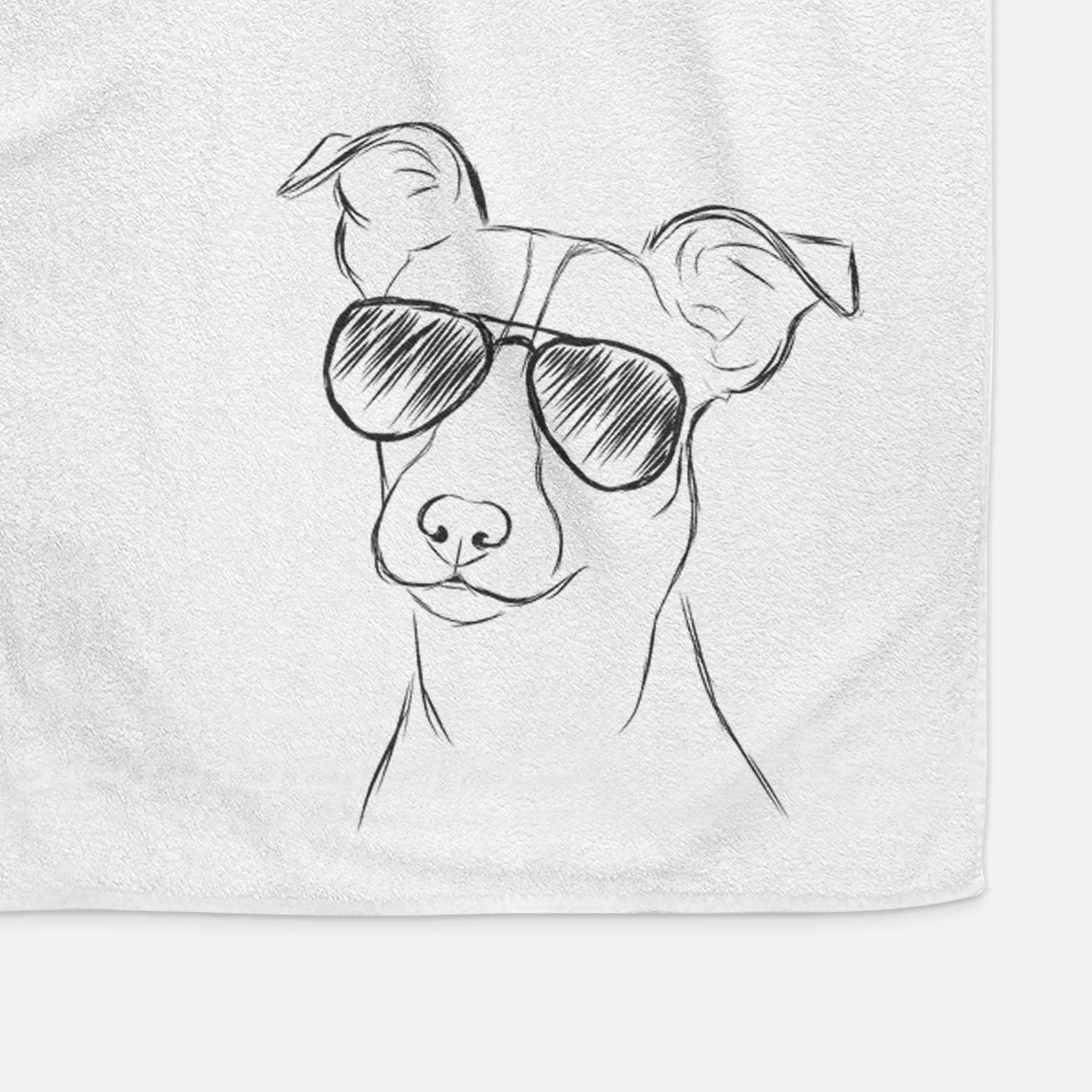 Max the Jack Russell Terrier Decorative Hand Towel