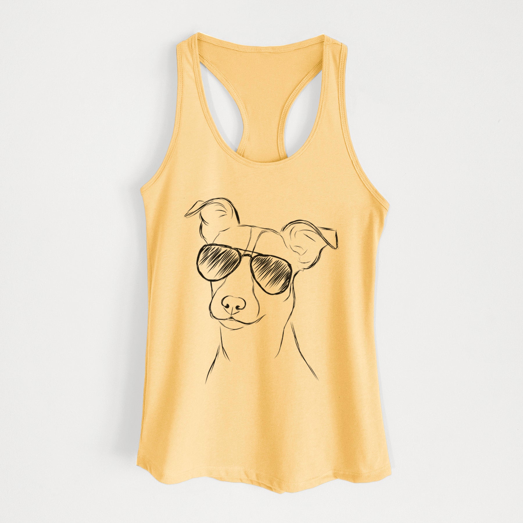 Max the Jack Russell Terrier - Women's Racerback Tanktop