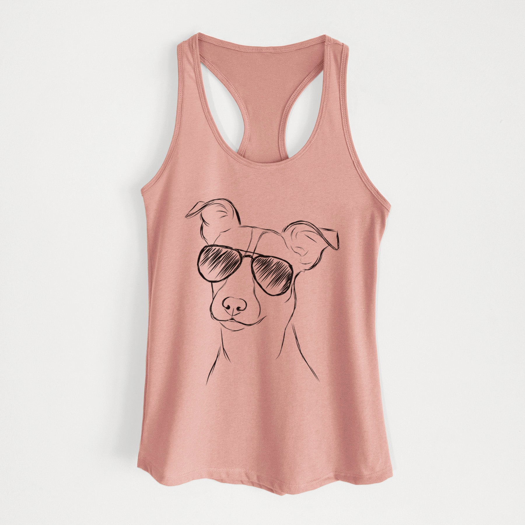 Max the Jack Russell Terrier - Women's Racerback Tanktop