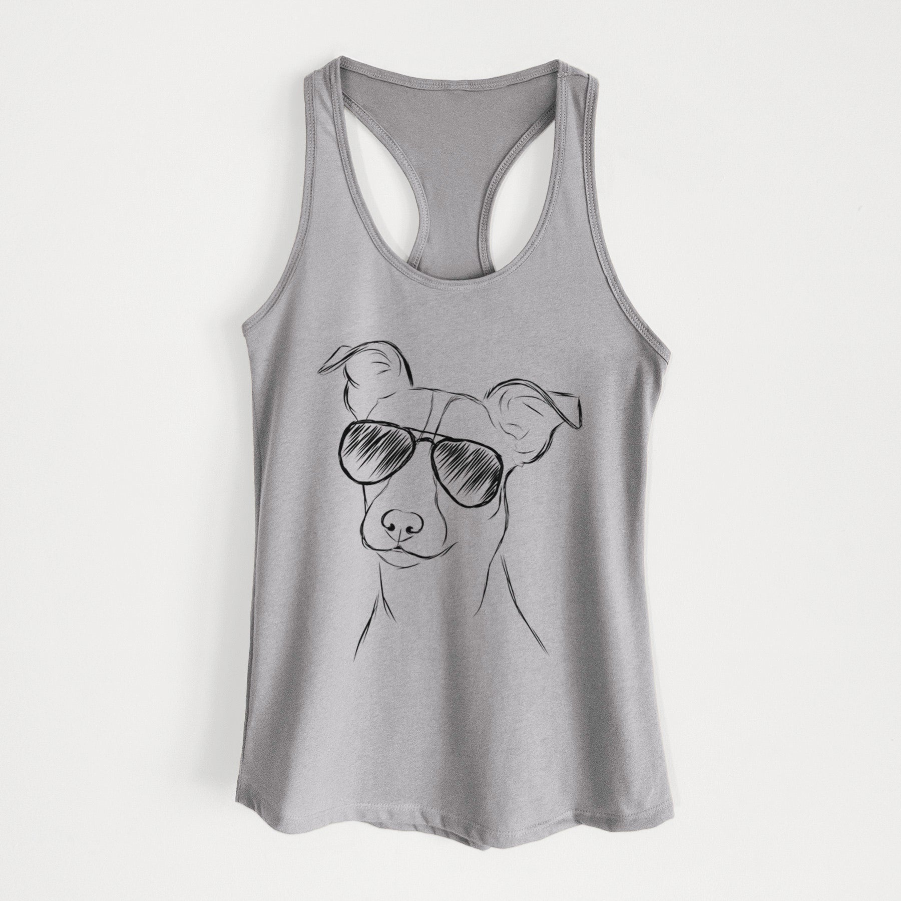 Max the Jack Russell Terrier - Women's Racerback Tanktop