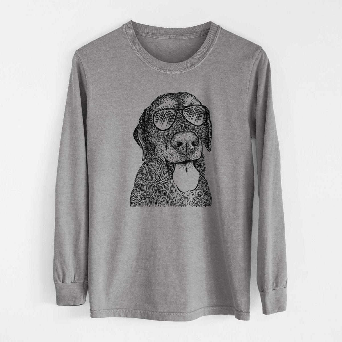 Aviators Max the Labrador Retriever - Heavyweight 100% Cotton Long Sleeve