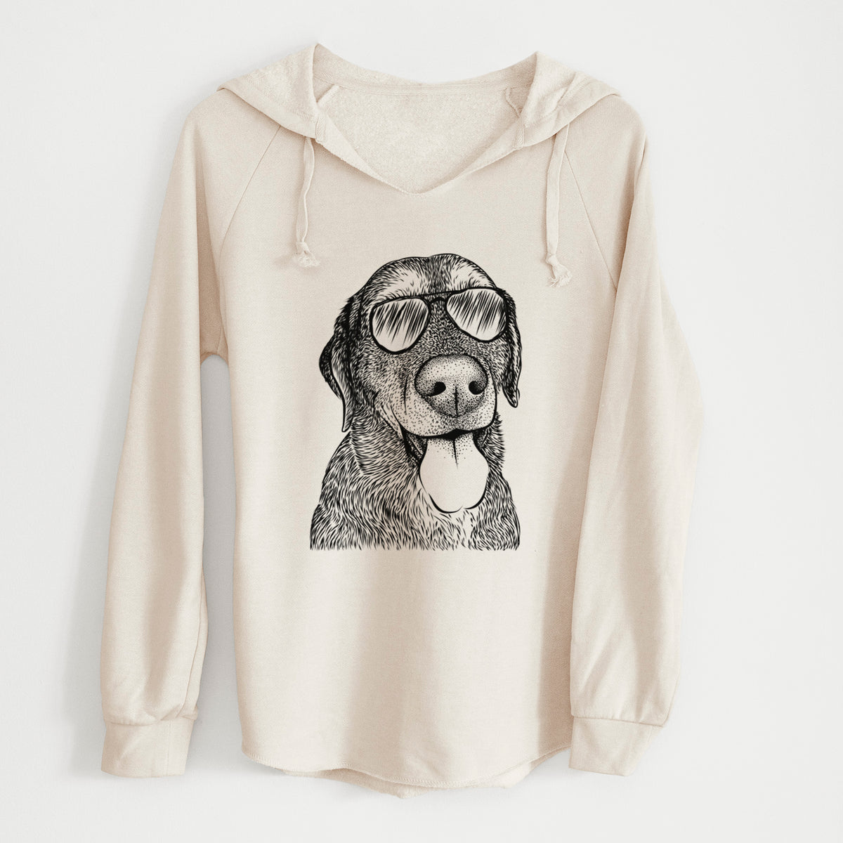 Aviator Max the Labrador Retriever - Cali Wave Hooded Sweatshirt