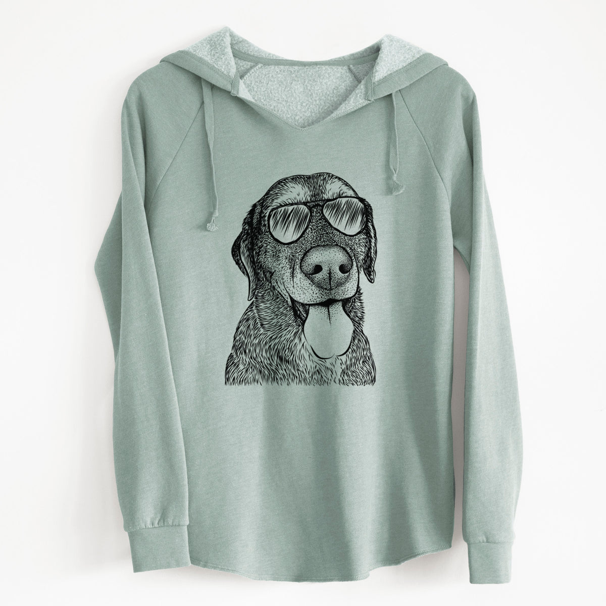 Aviator Max the Labrador Retriever - Cali Wave Hooded Sweatshirt