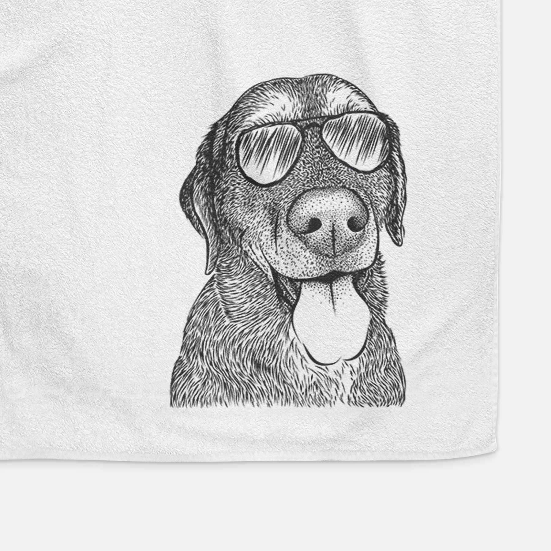 Max the Labrador Retriever Decorative Hand Towel