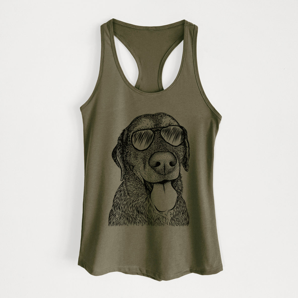 Max the Labrador Retriever - Women's Racerback Tanktop
