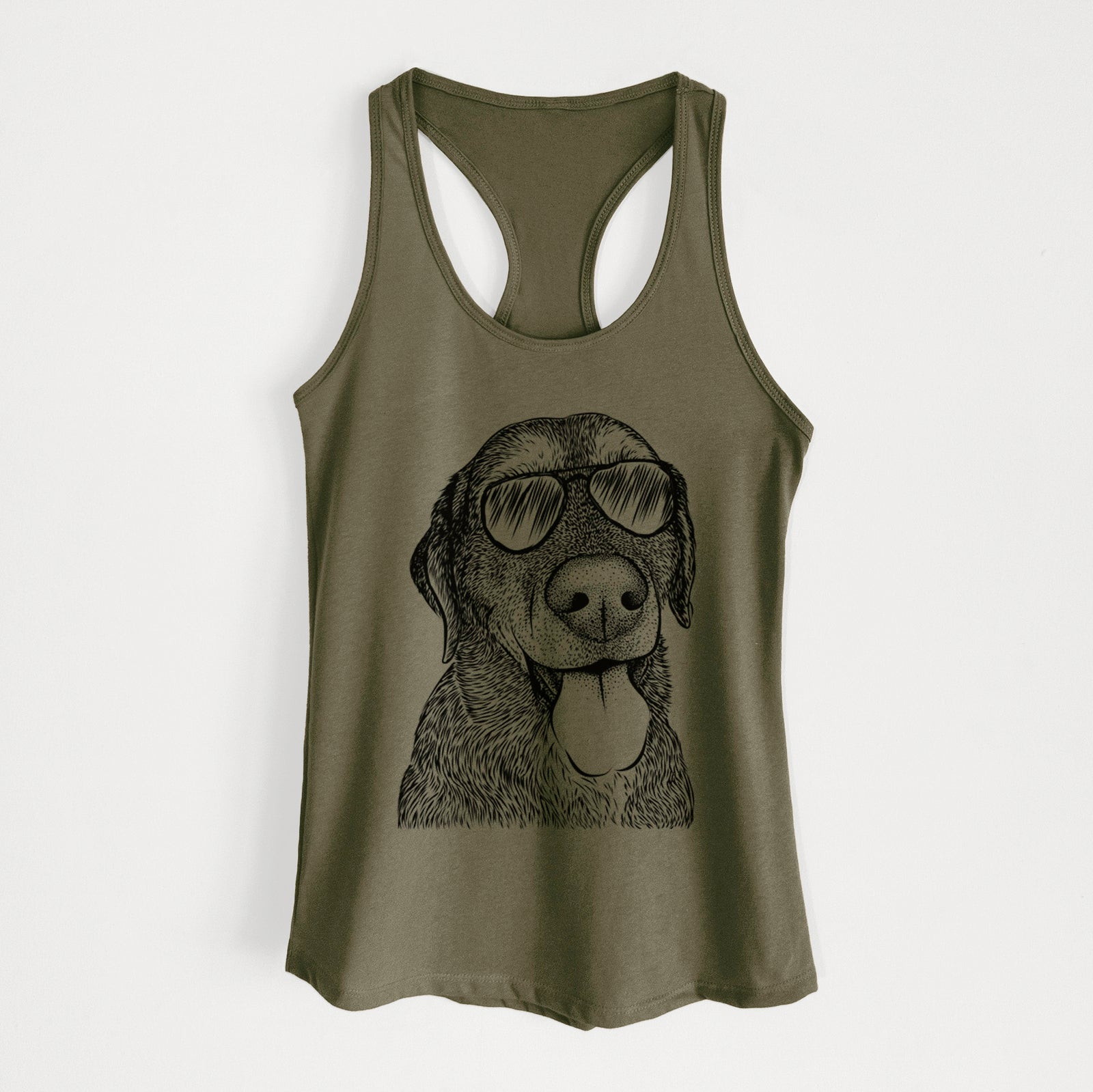 Max the Labrador Retriever - Women's Racerback Tanktop