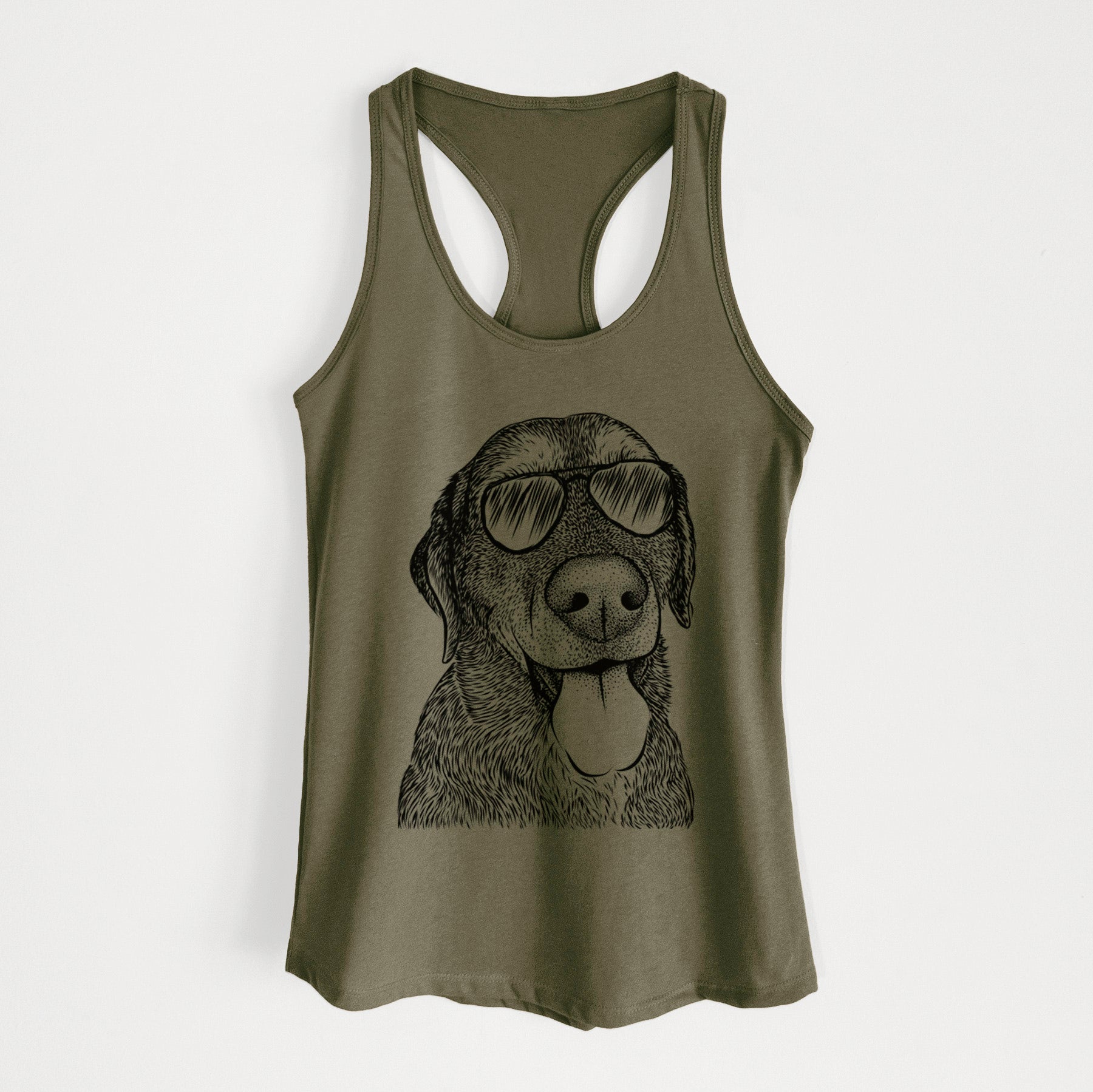 Max the Labrador Retriever - Women's Racerback Tanktop