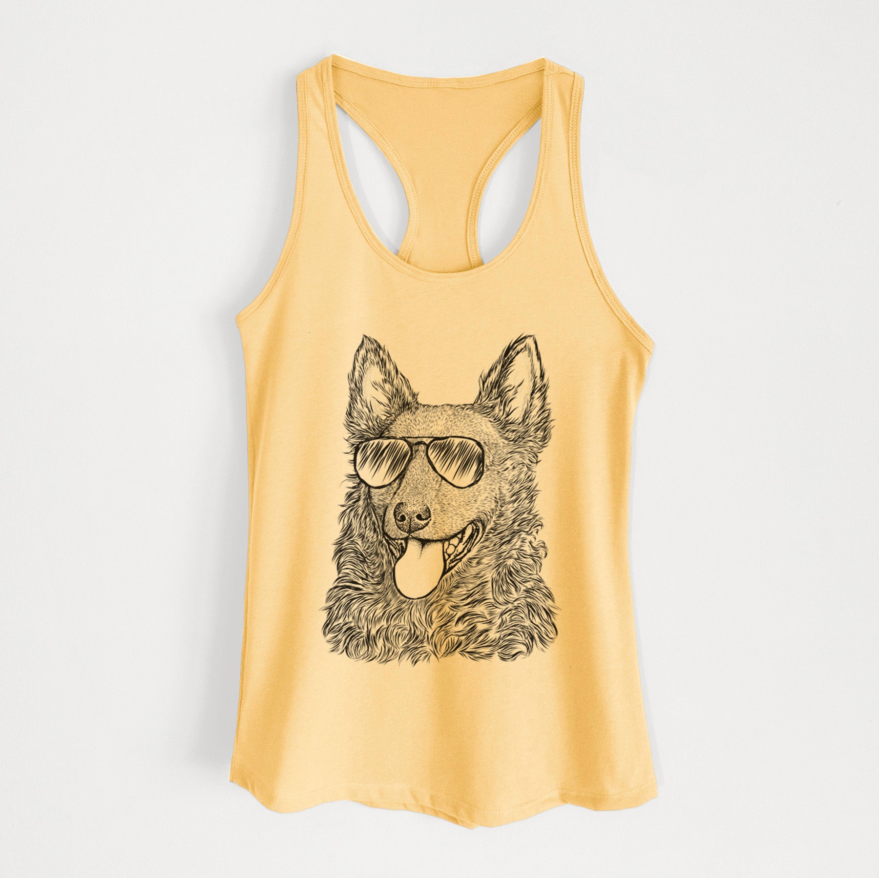 Maximo the Mudi - Women's Racerback Tanktop