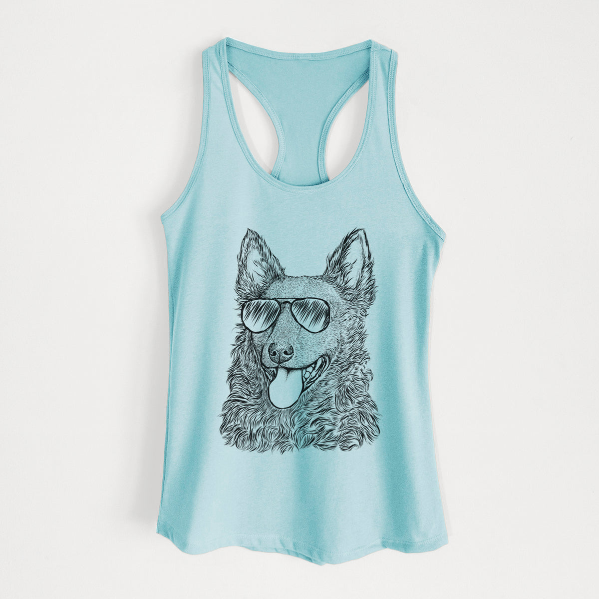 Maximo the Mudi - Women's Racerback Tanktop