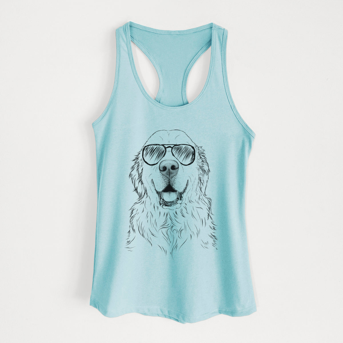 Maximus the Golden Retriever - Women's Racerback Tanktop