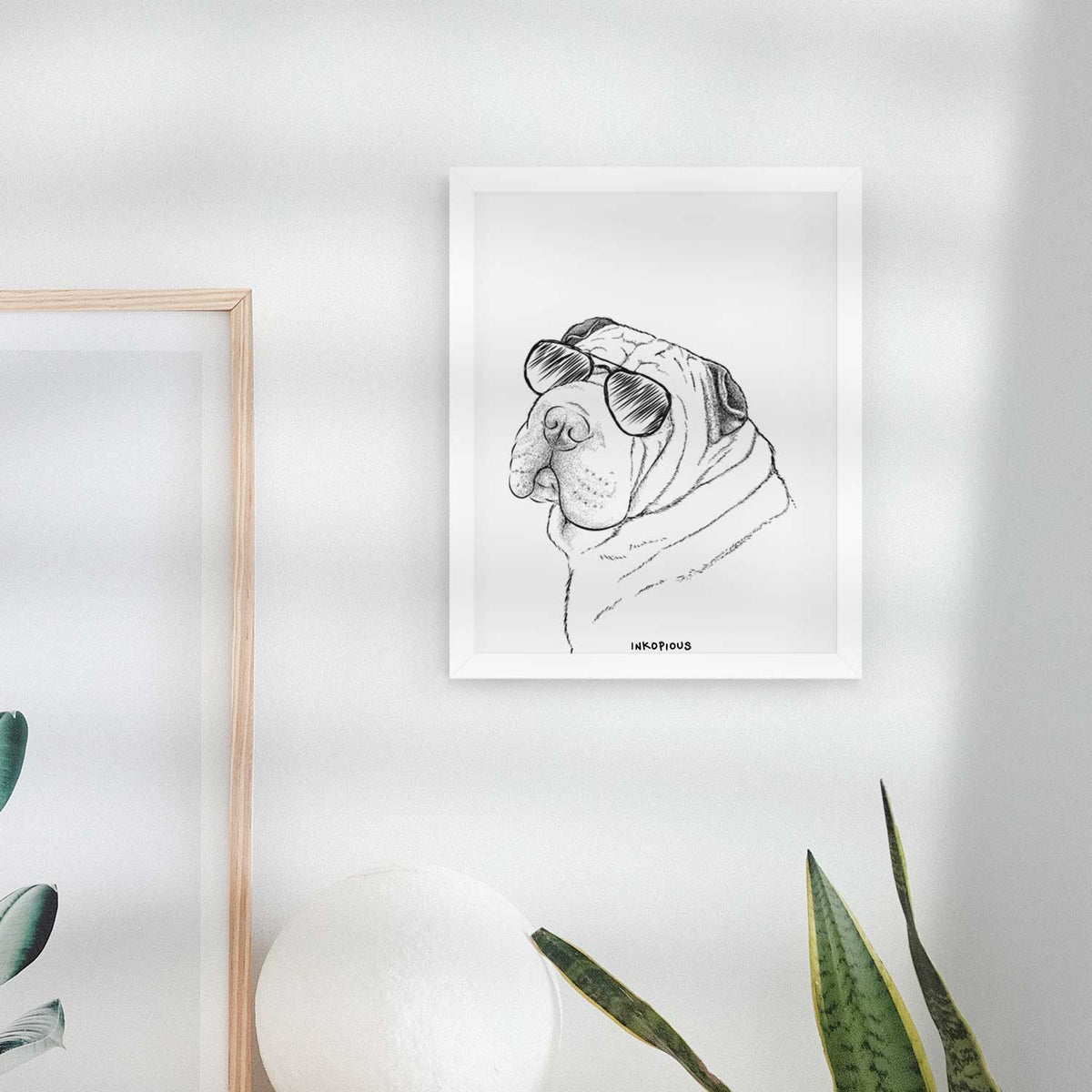 Maximus the Shar Pei Art Print
