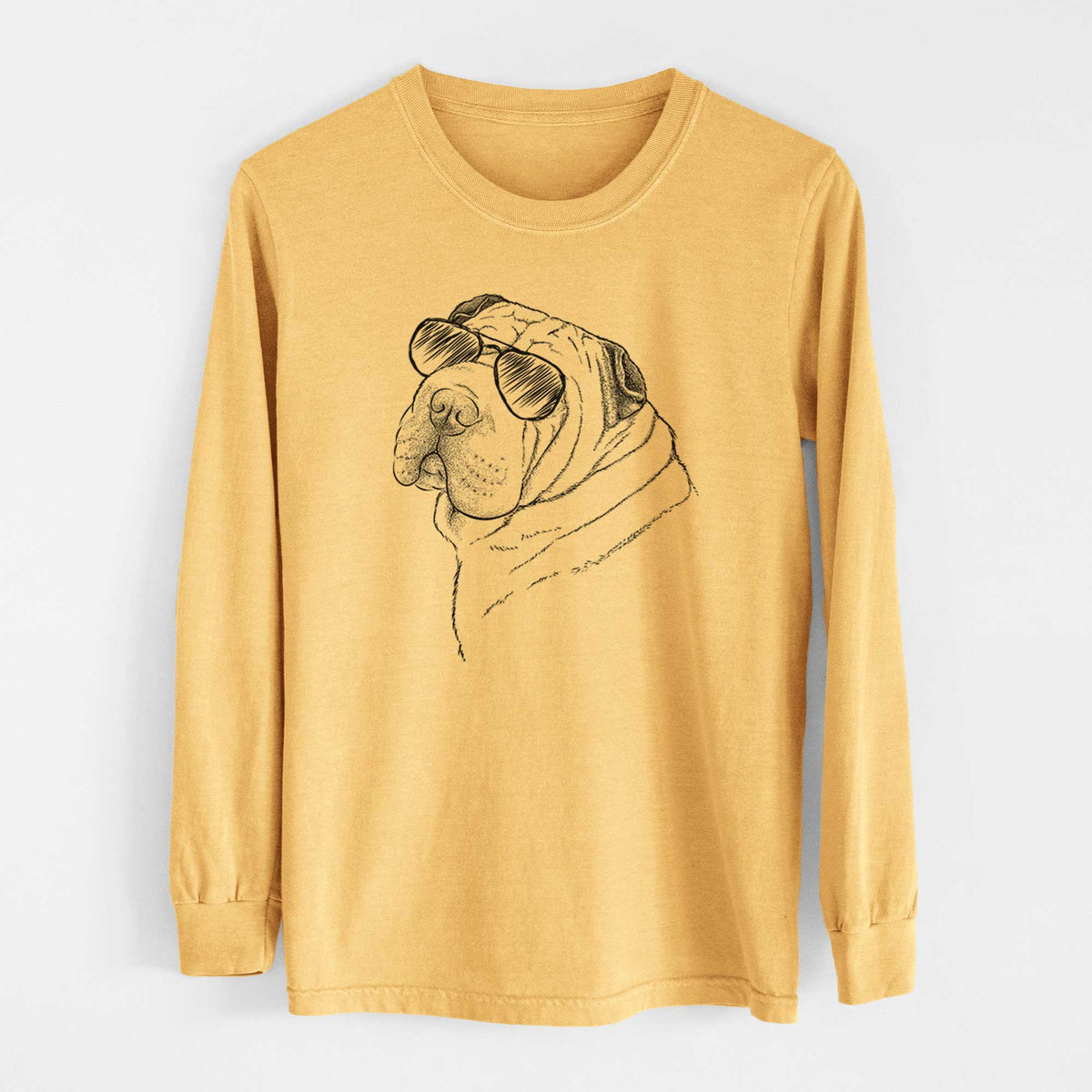 Aviators Maximus the Shar Pei - Heavyweight 100% Cotton Long Sleeve