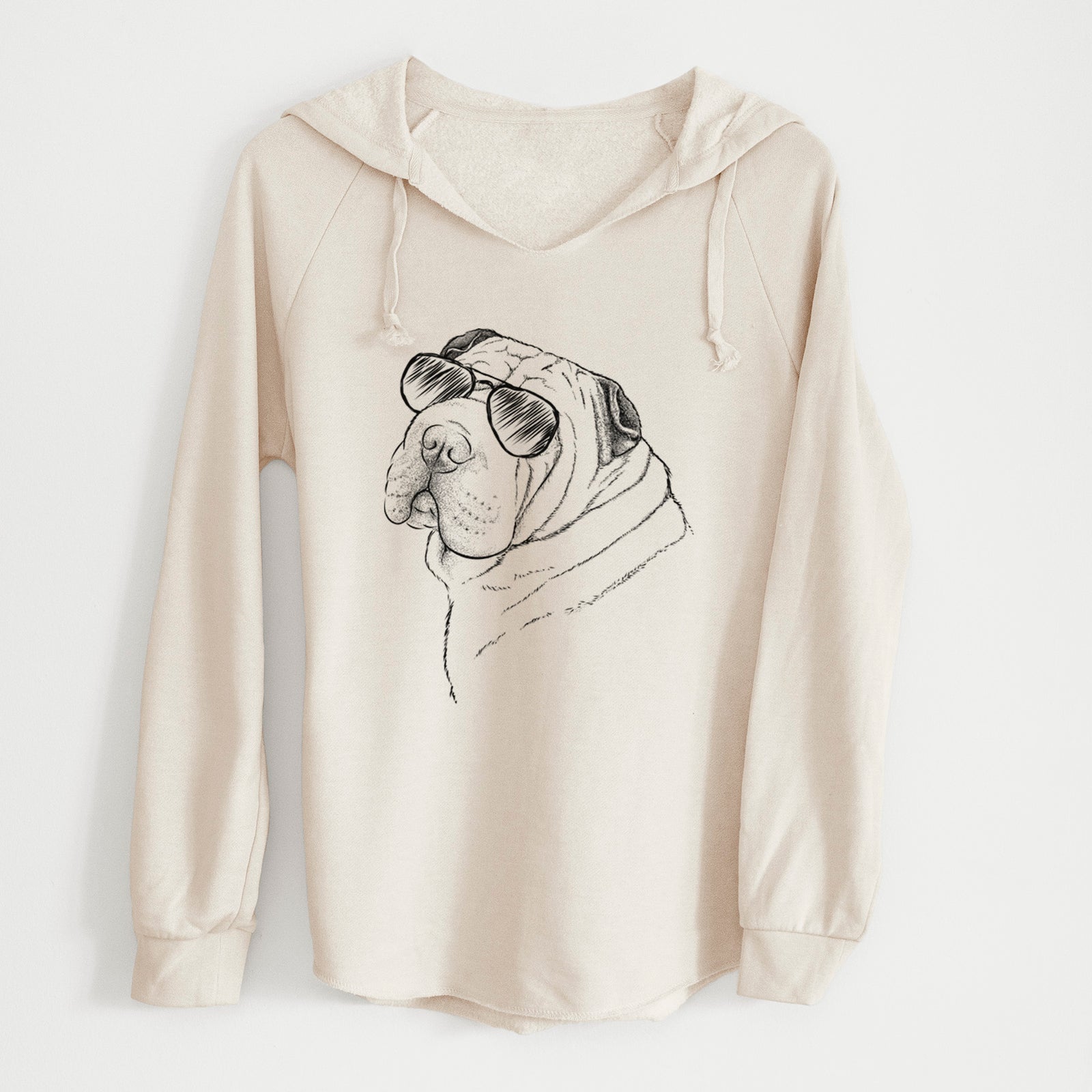 Aviator Maximus the Shar Pei - Cali Wave Hooded Sweatshirt