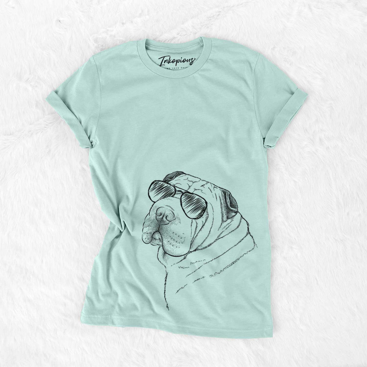 Aviator Maximus the Shar Pei - Unisex Crewneck