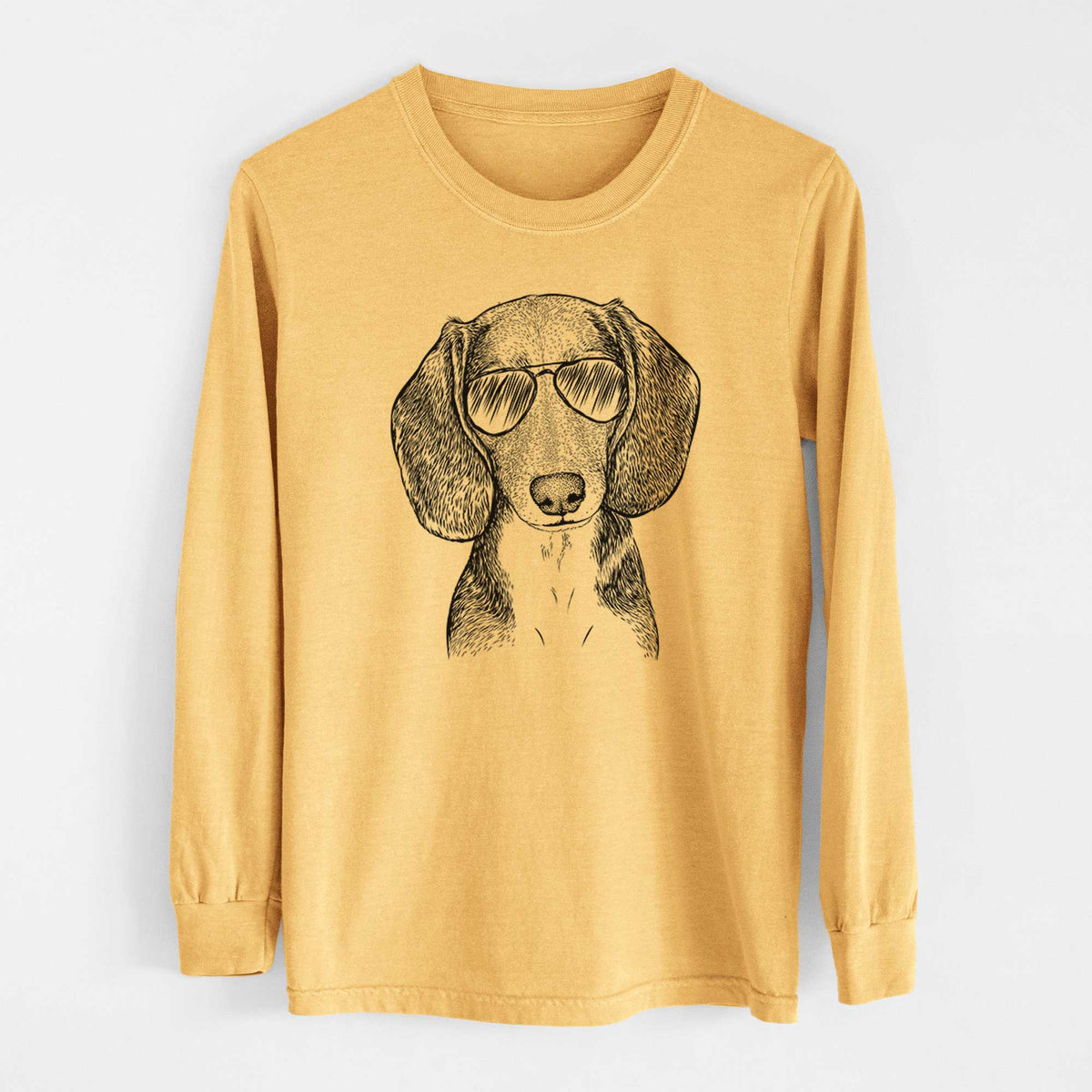 Aviators Mayor Andy the Beagle - Heavyweight 100% Cotton Long Sleeve