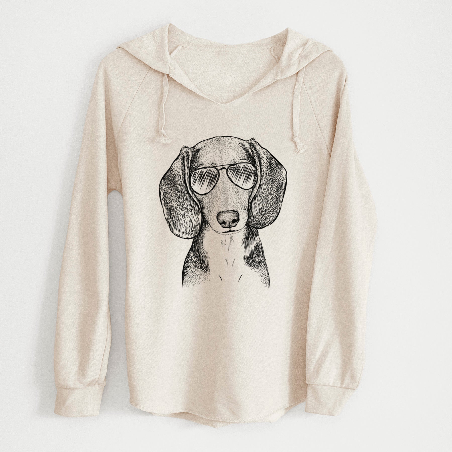 Aviator Mayor Andy the Beagle - Cali Wave Hooded Sweatshirt