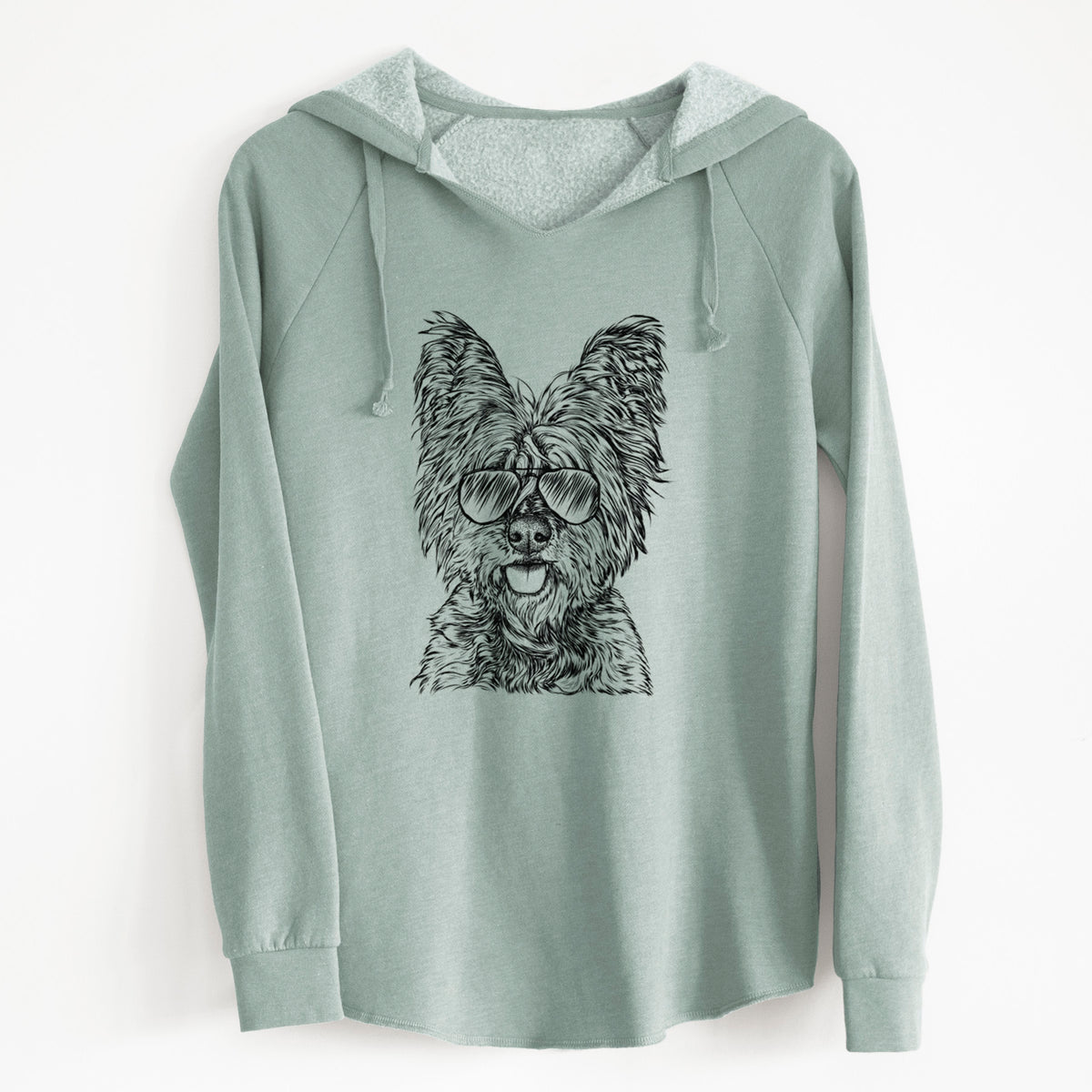 Aviator McDuff the Cairn Terrier - Cali Wave Hooded Sweatshirt