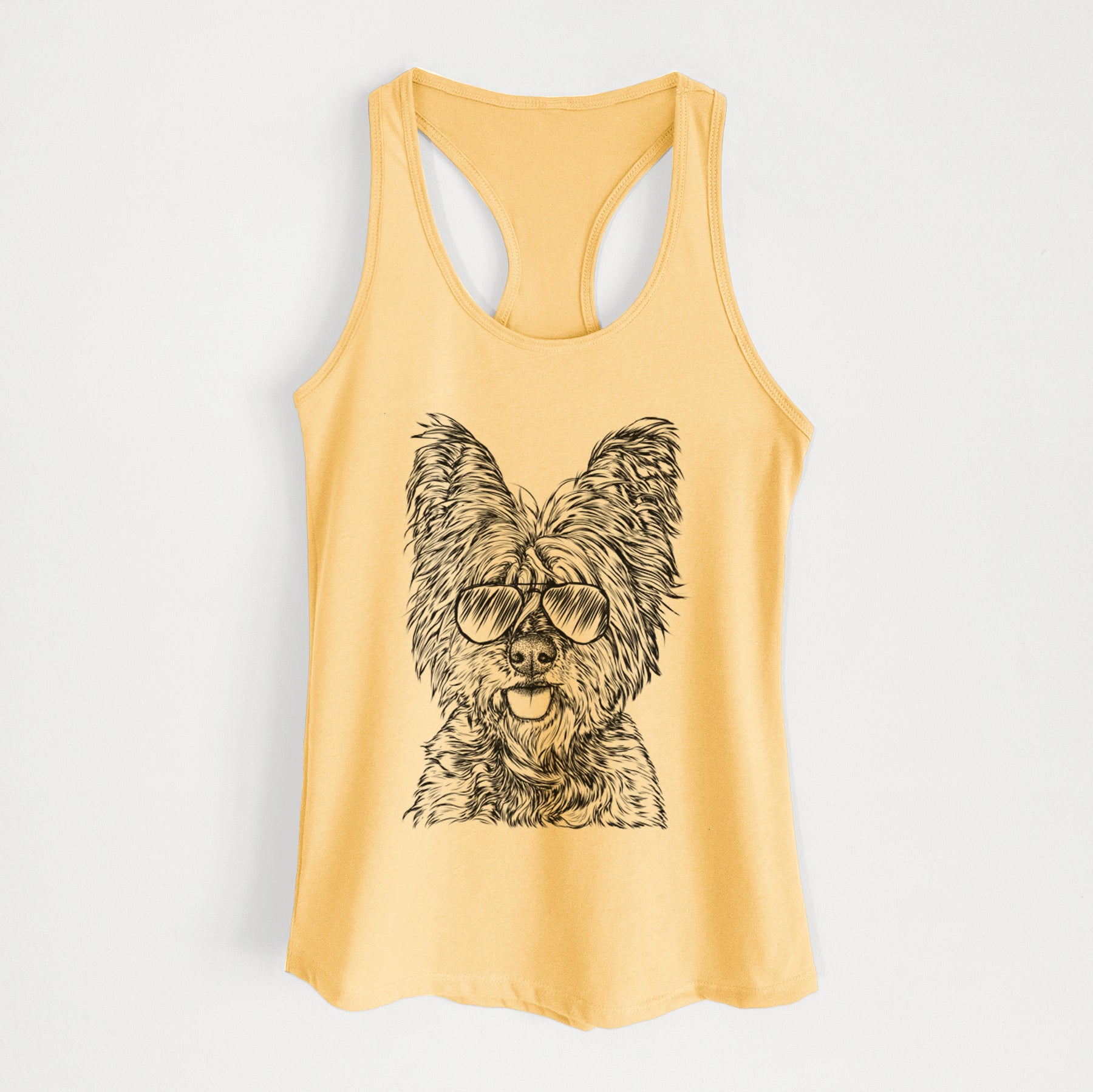 McDuff the Cairn Terrier - Women's Racerback Tanktop