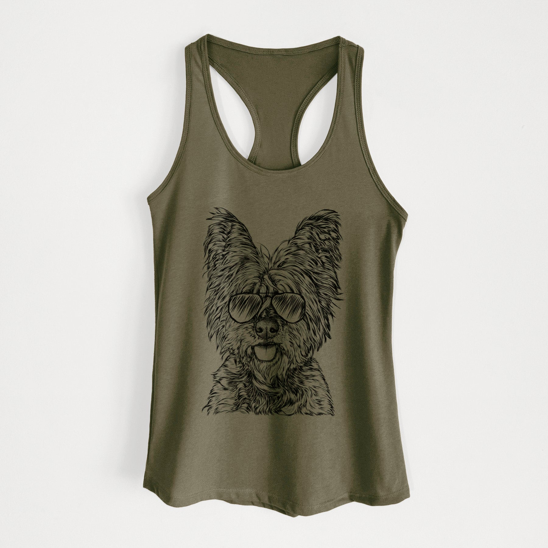 McDuff the Cairn Terrier - Women's Racerback Tanktop