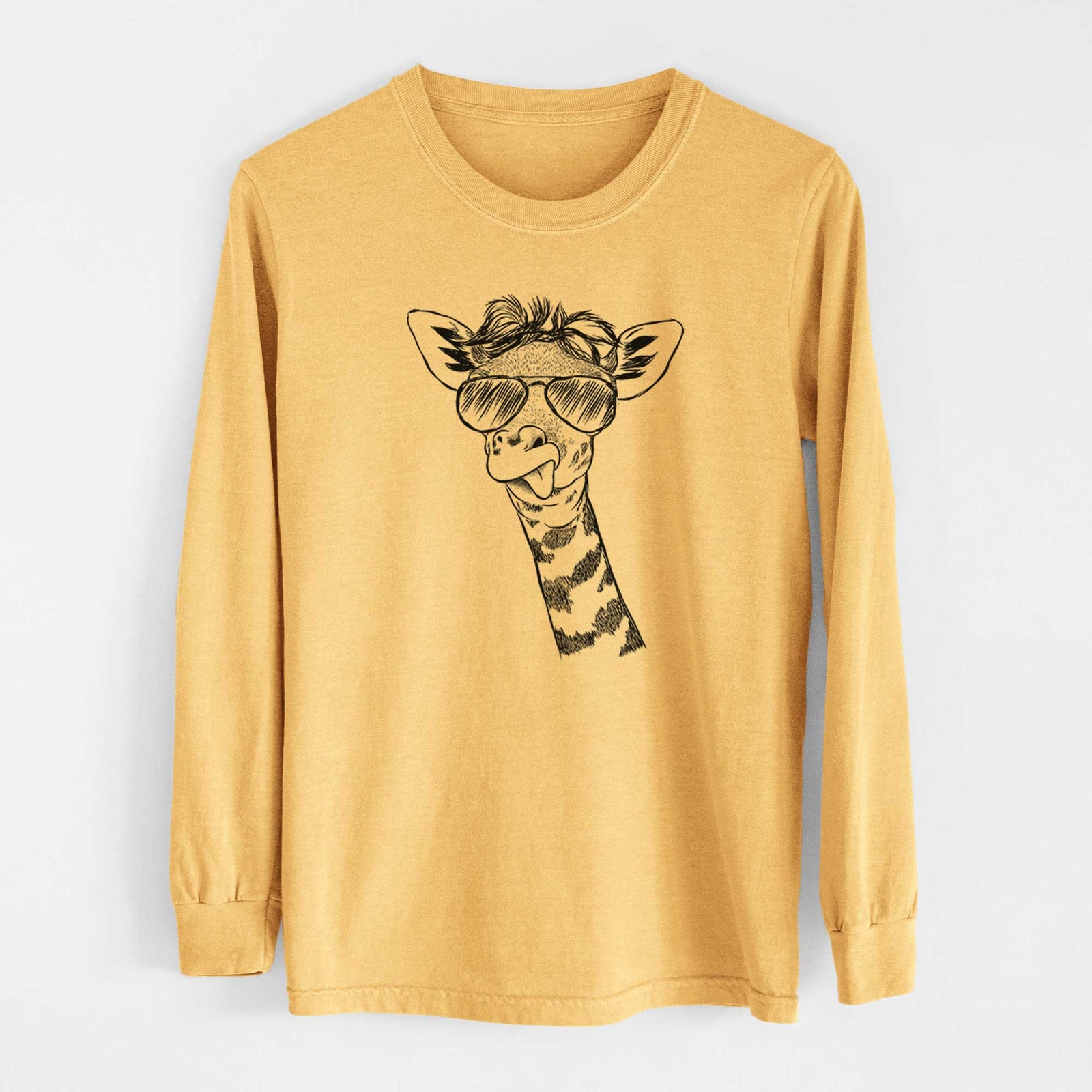 Aviators Mel the Baby Giraffe - Heavyweight 100% Cotton Long Sleeve