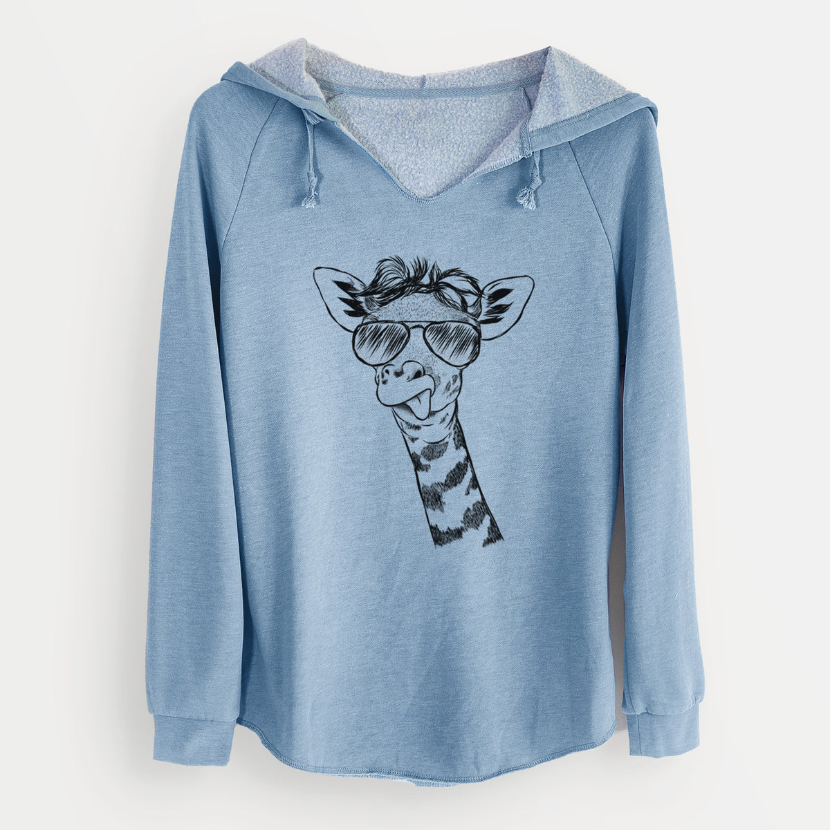 Aviator Mel the Baby Giraffe - Cali Wave Hooded Sweatshirt