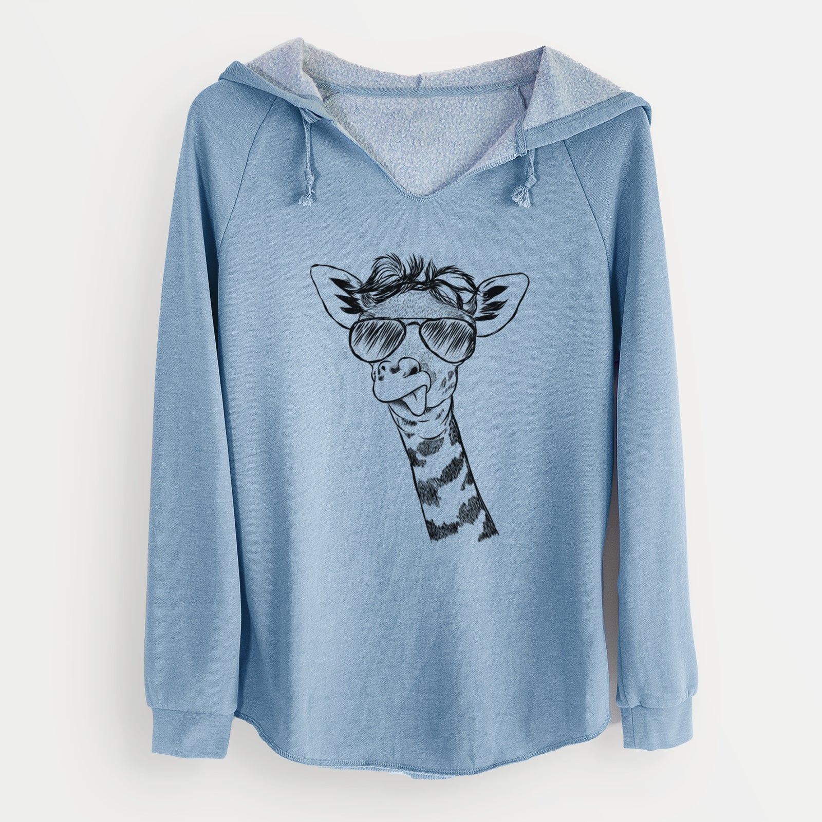 Aviator Mel the Baby Giraffe - Cali Wave Hooded Sweatshirt