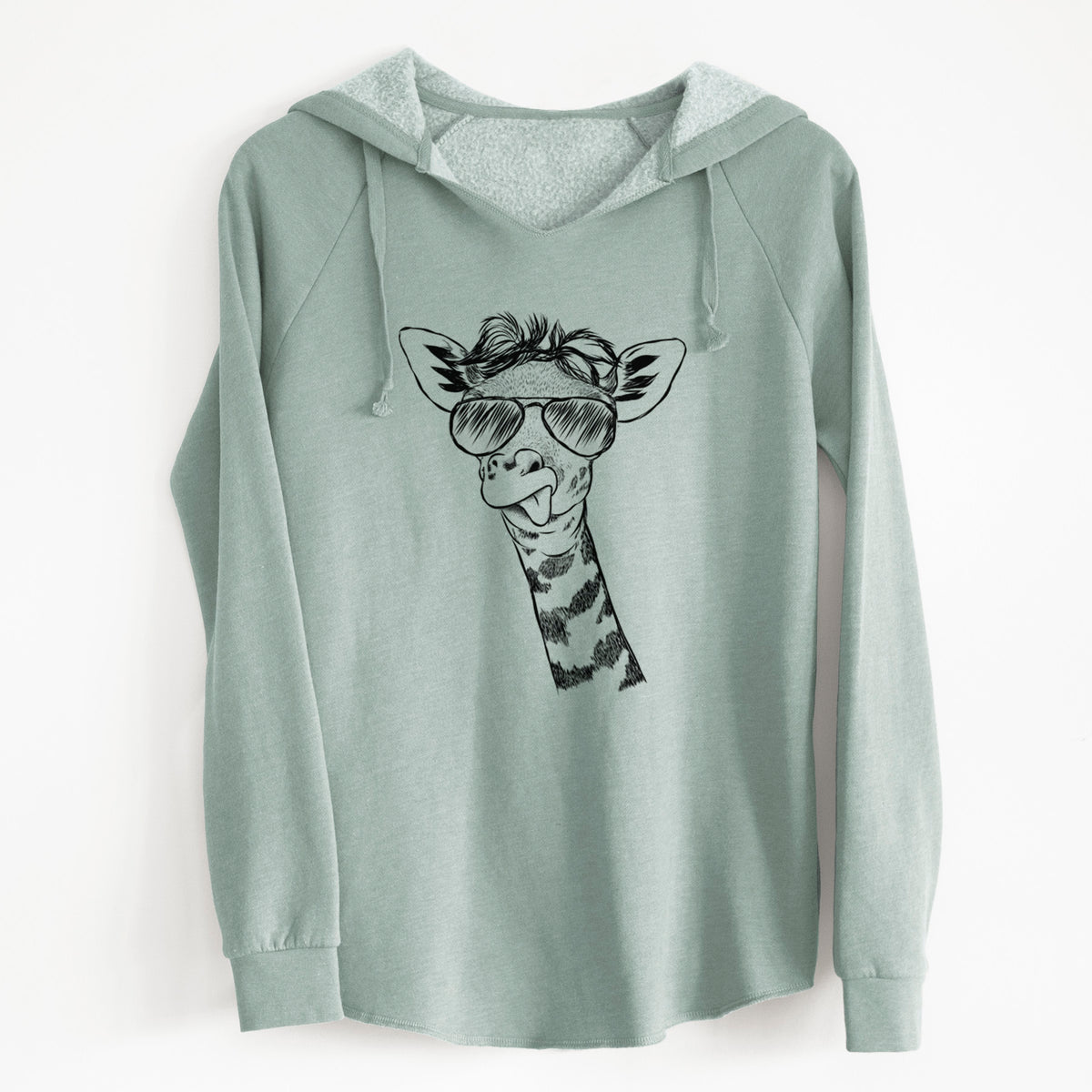 Aviator Mel the Baby Giraffe - Cali Wave Hooded Sweatshirt