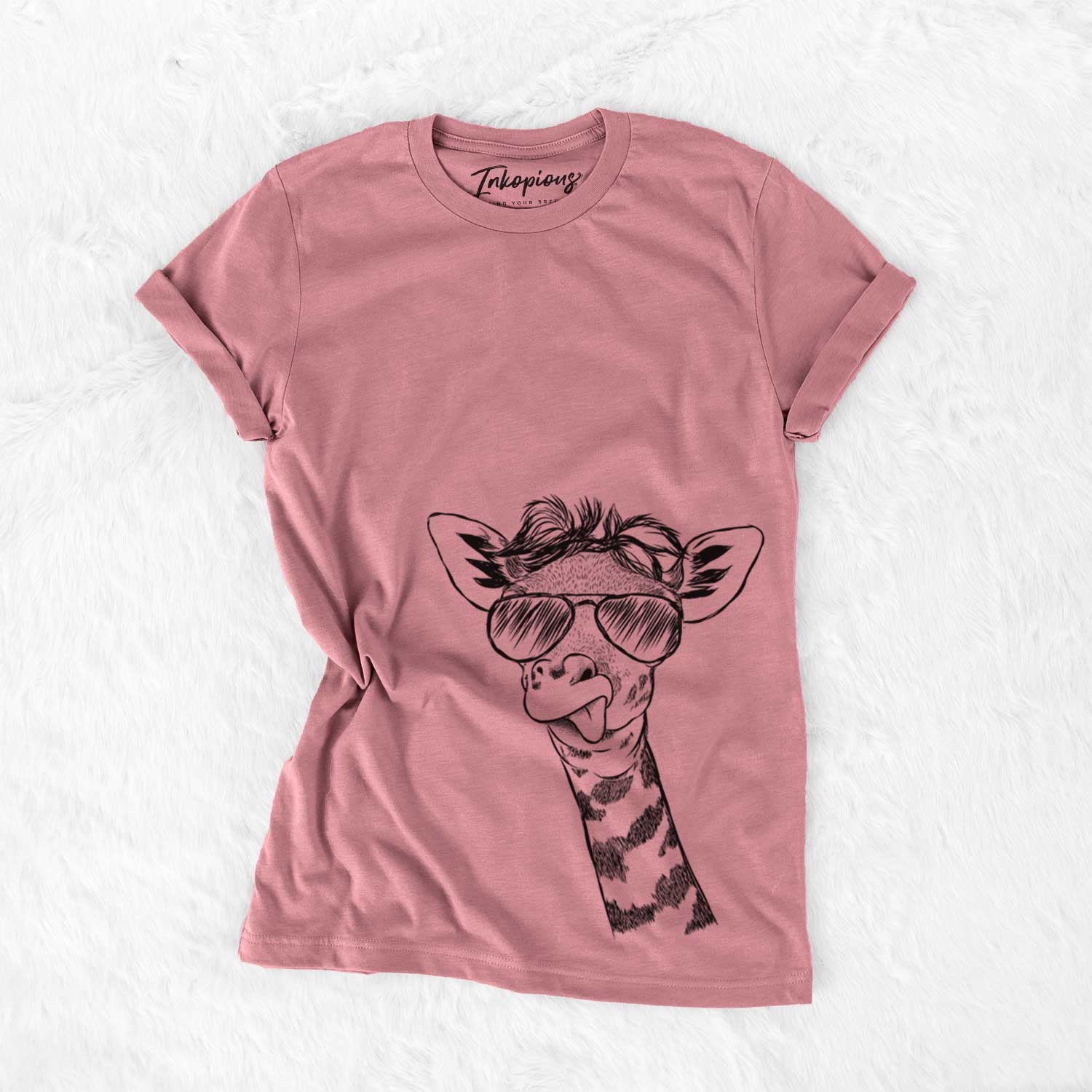 Aviator Mel the Baby Giraffe - Unisex Crewneck