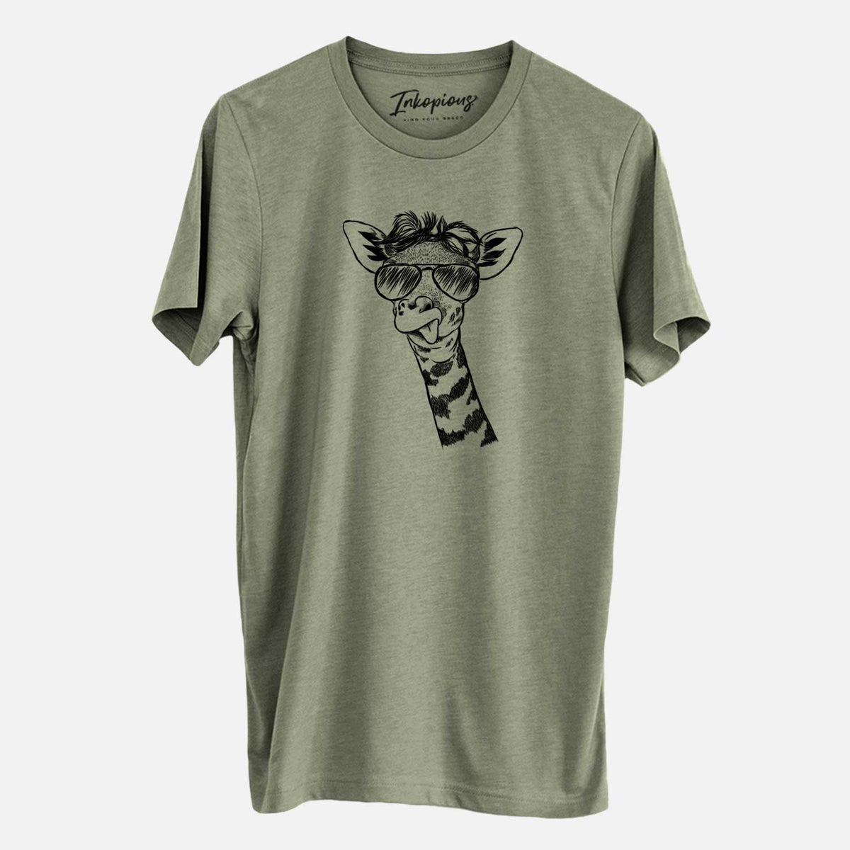 Aviator Mel the Baby Giraffe - Unisex Crewneck