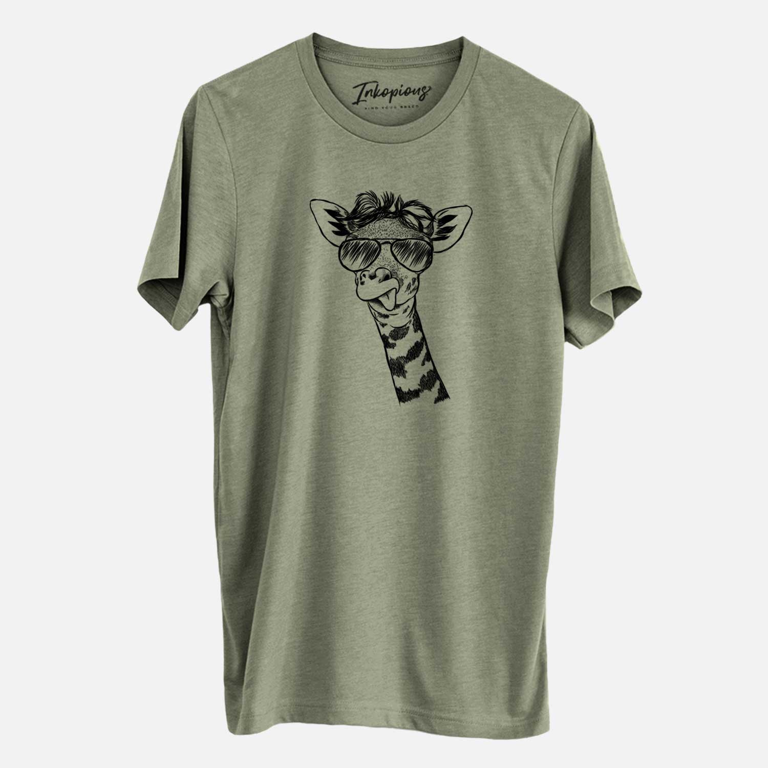 Aviator Mel the Baby Giraffe - Unisex Crewneck