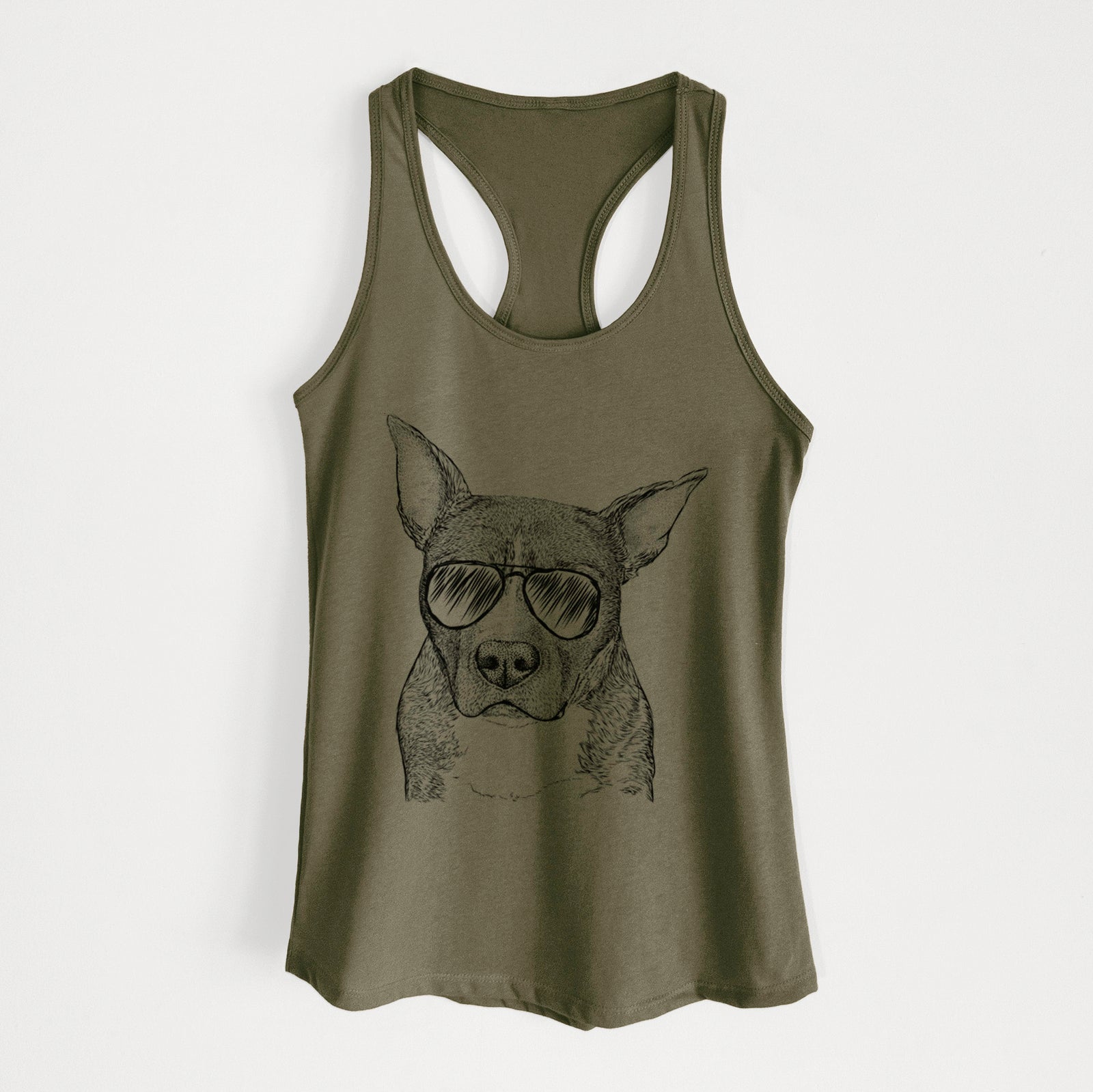 Mercy the Pitbull - Women's Racerback Tanktop
