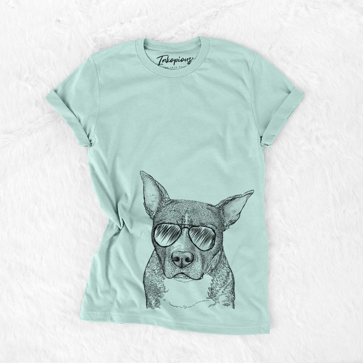 Aviator Mercy the Pitbull - Unisex Crewneck
