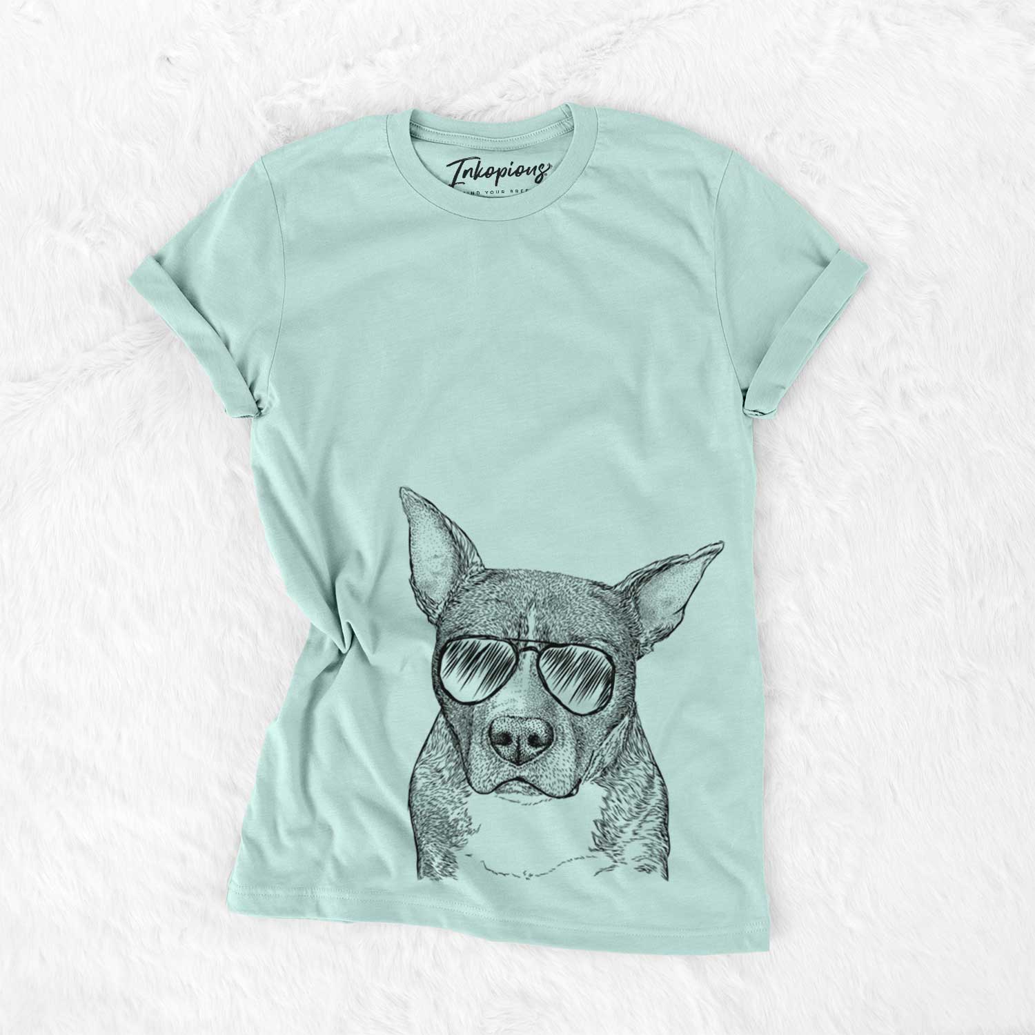 Aviator Mercy the Pitbull - Unisex Crewneck