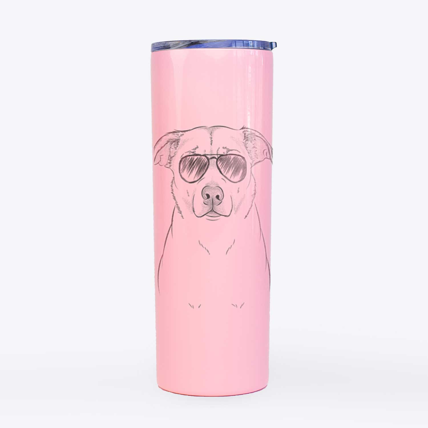 Mica the Labrador Pittbull Mix - 20oz Skinny Tumbler