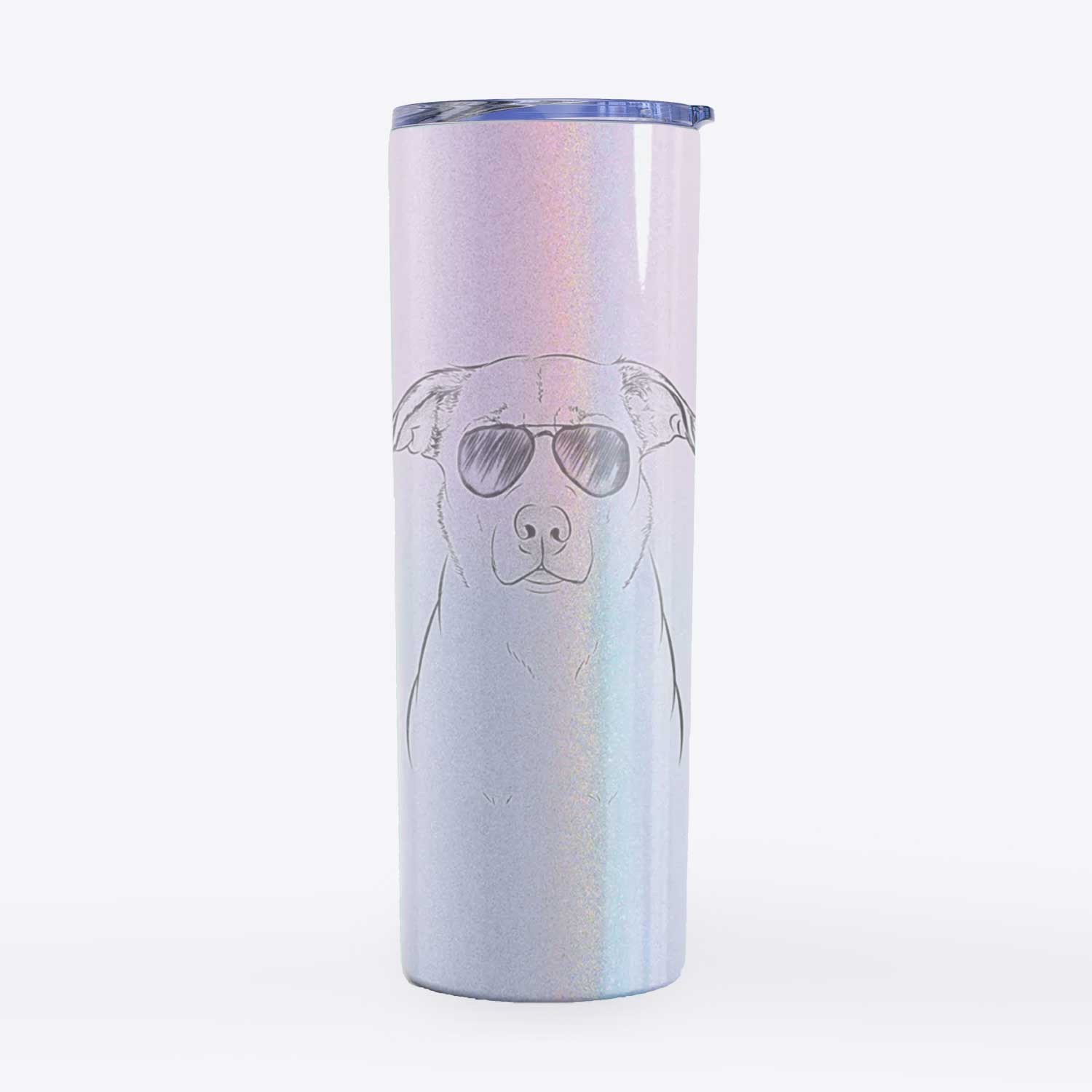 Mica the Labrador Pittbull Mix - 20oz Skinny Tumbler