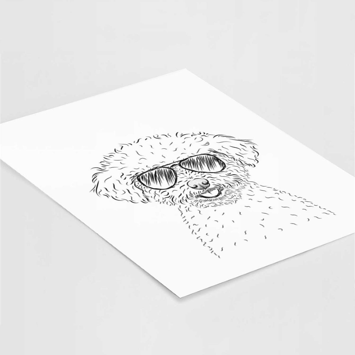 Mickey the Bichon Frise Art Print