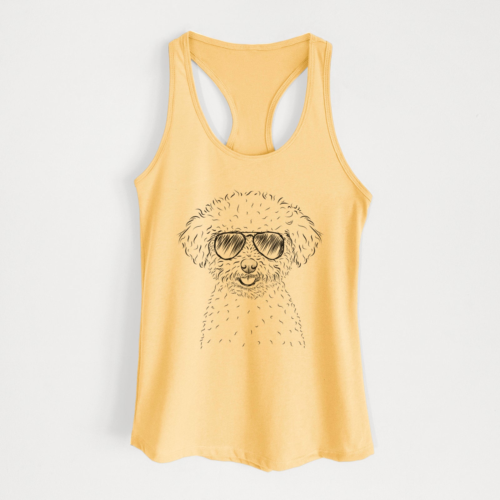 Mickey the Bichon Frise - Women's Racerback Tanktop