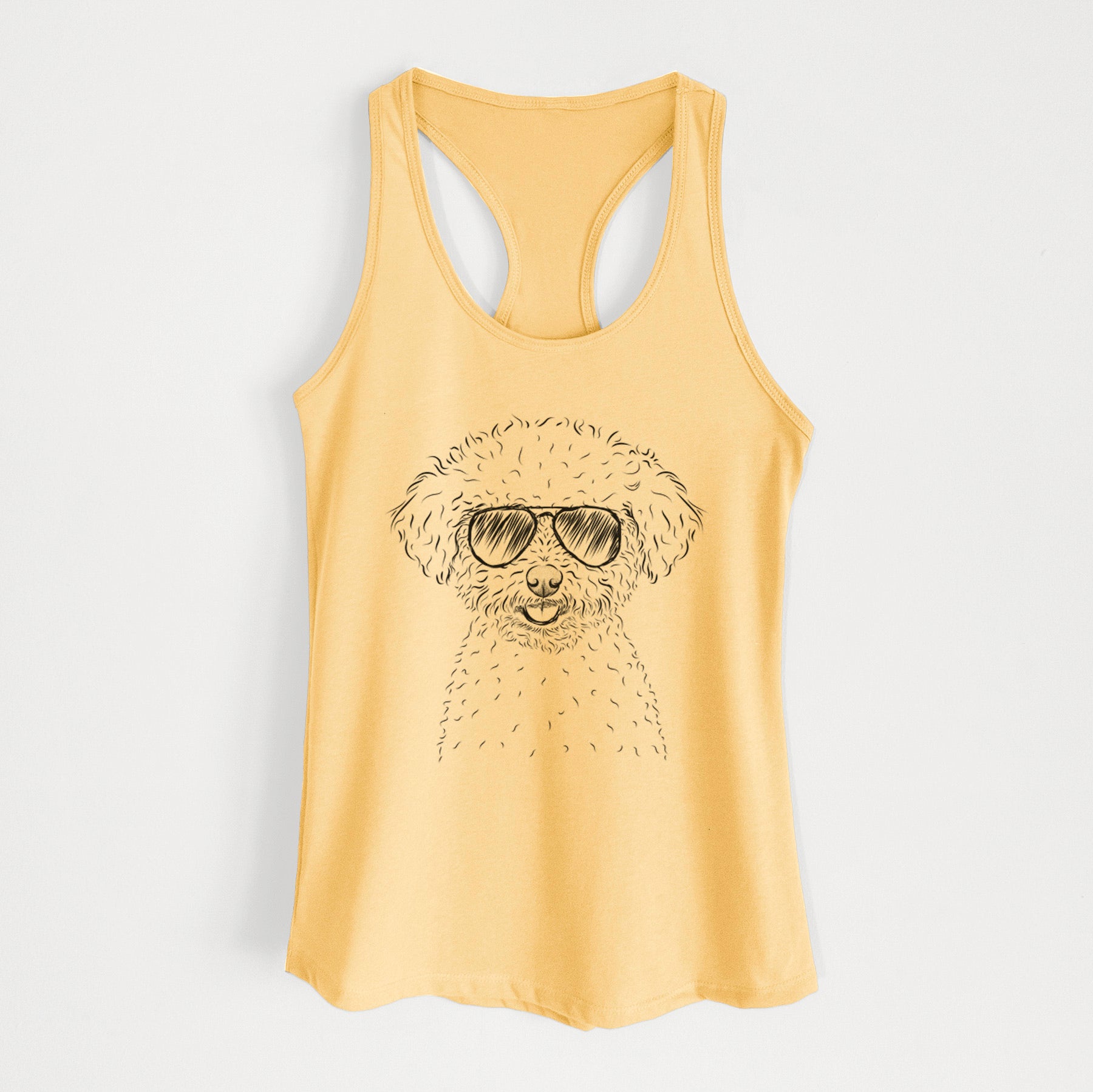 Mickey the Bichon Frise - Women's Racerback Tanktop