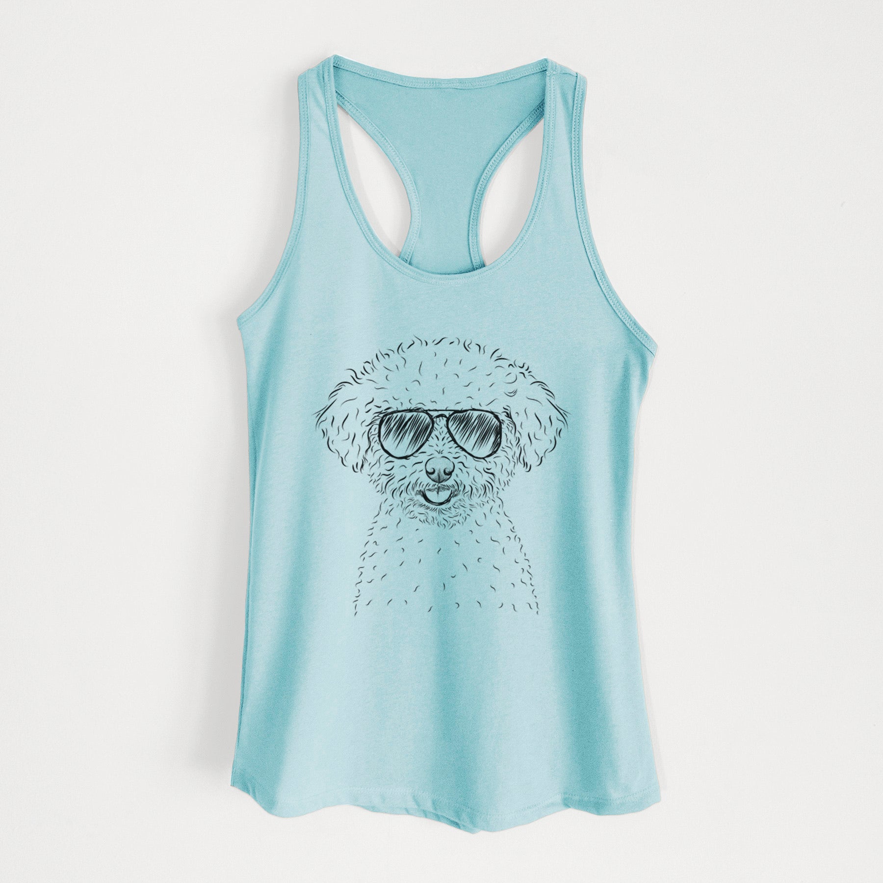 Mickey the Bichon Frise - Women's Racerback Tanktop