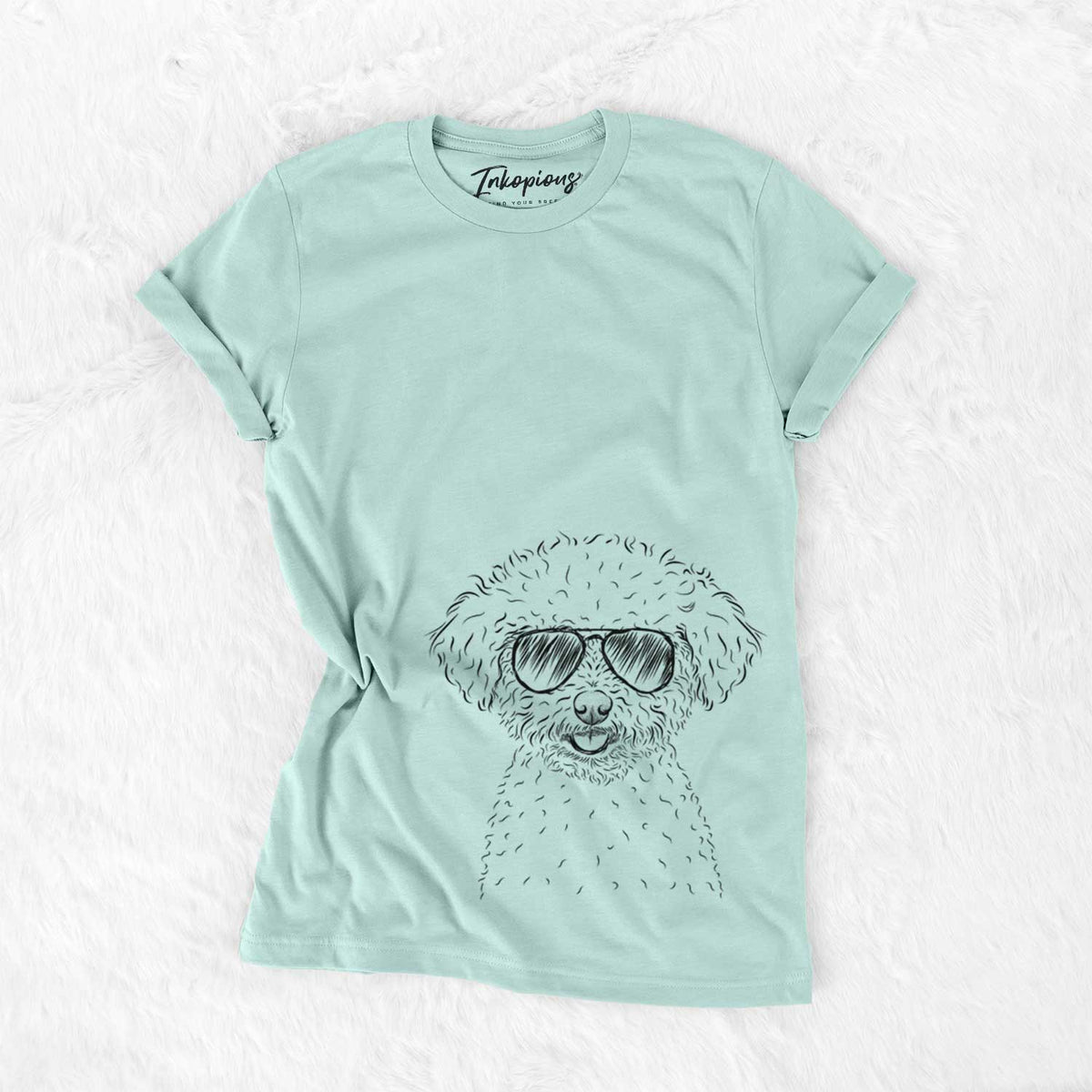Aviator Mickey the Bichon Frise - Unisex Crewneck