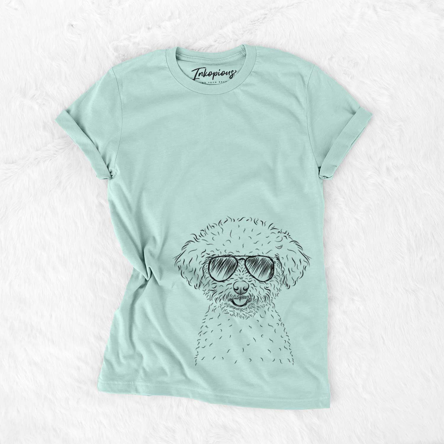 Aviator Mickey the Bichon Frise - Unisex Crewneck