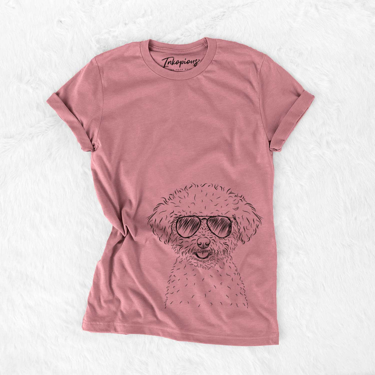 Aviator Mickey the Bichon Frise - Unisex Crewneck