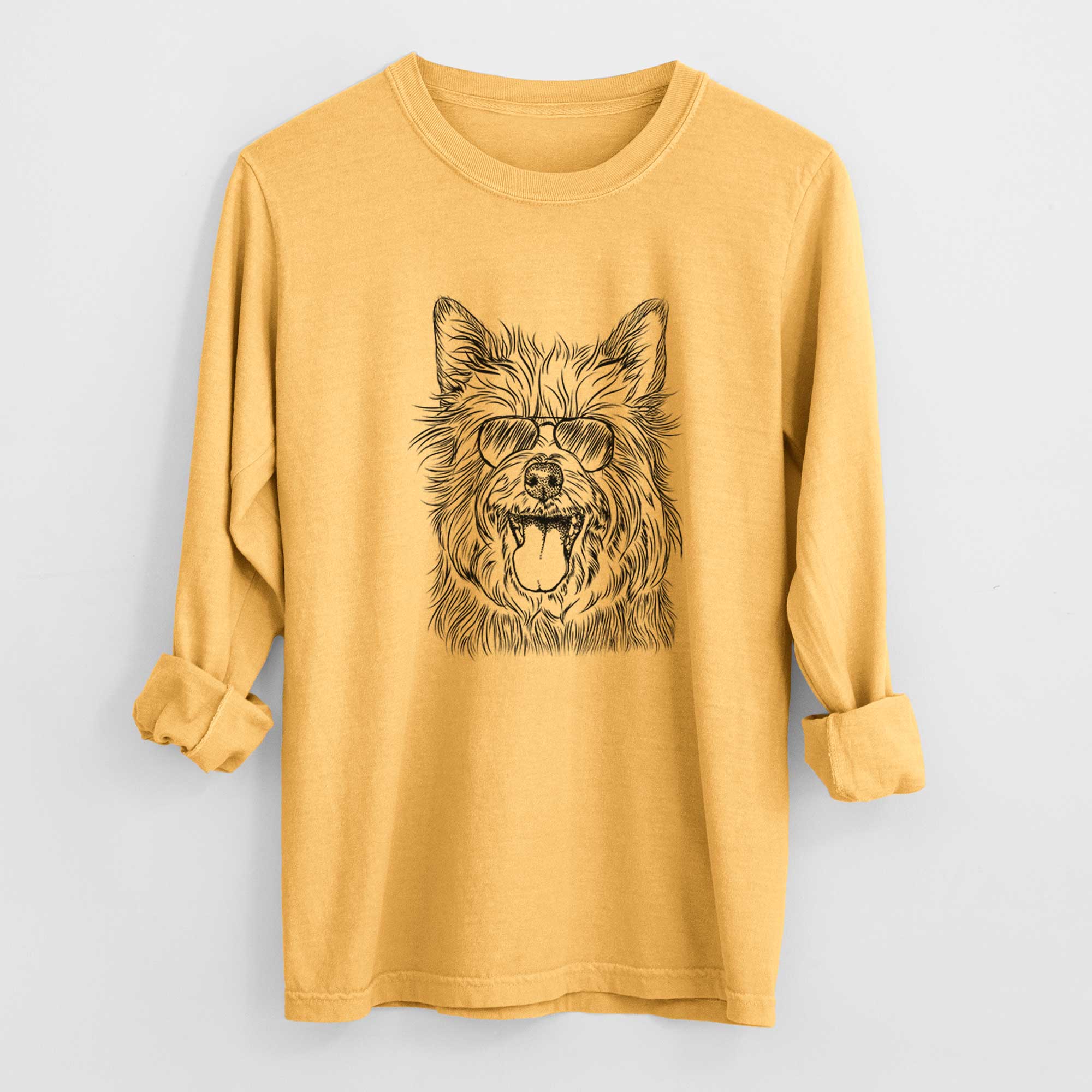 Aviators Middy the Australian Terrier - Heavyweight 100% Cotton Long Sleeve