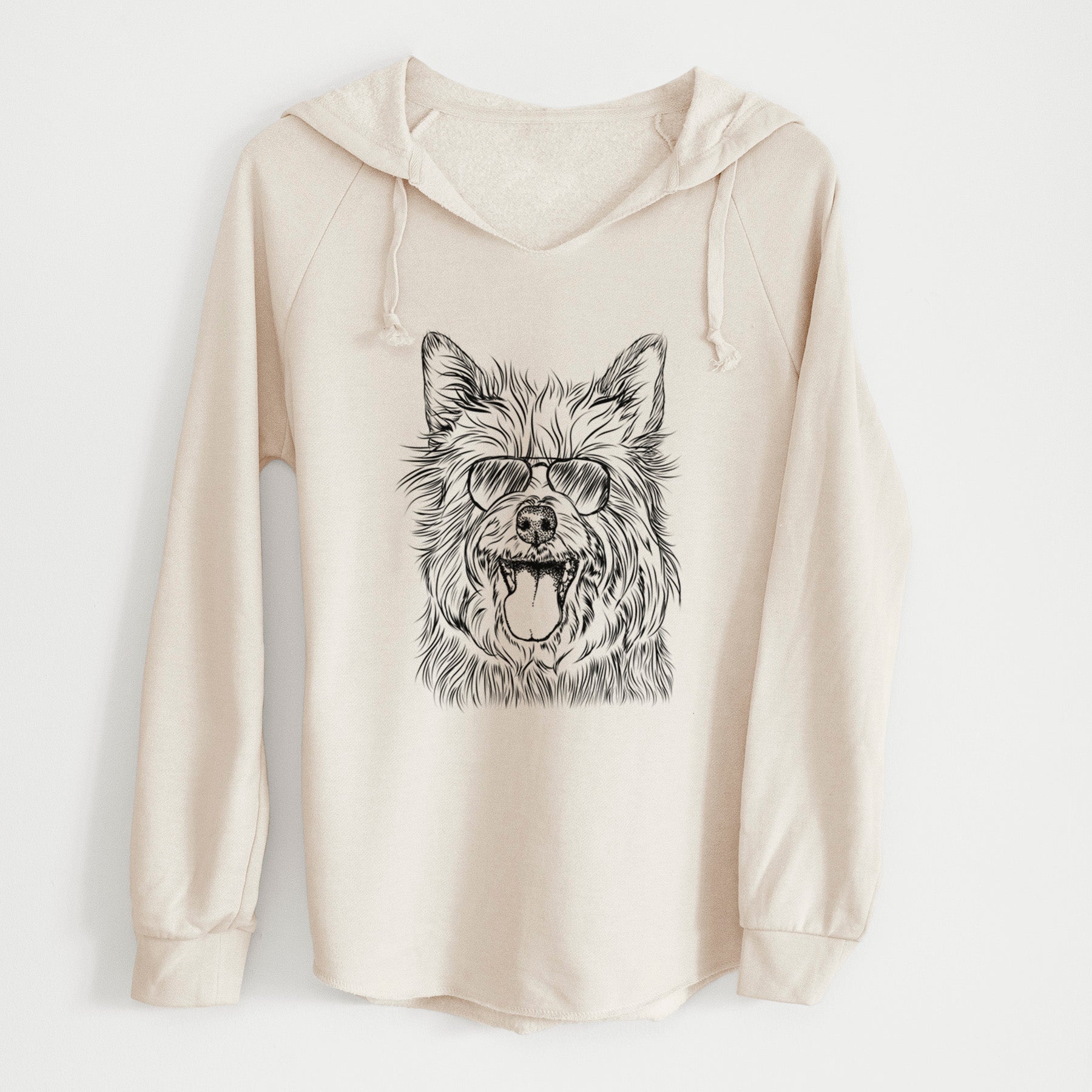 Aviator Middy the Australian Terrier - Cali Wave Hooded Sweatshirt