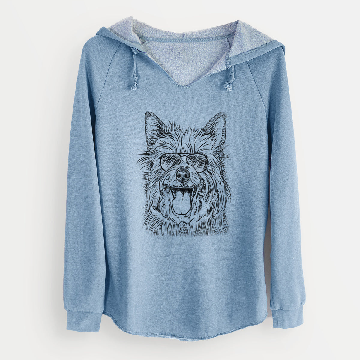Aviator Middy the Australian Terrier - Cali Wave Hooded Sweatshirt